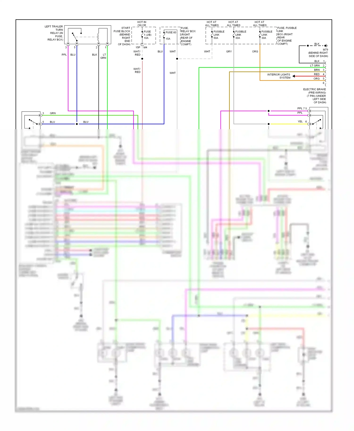 Wiring diagram blu for Nissan Pathfinder III (2004-2010) (21 of 72)