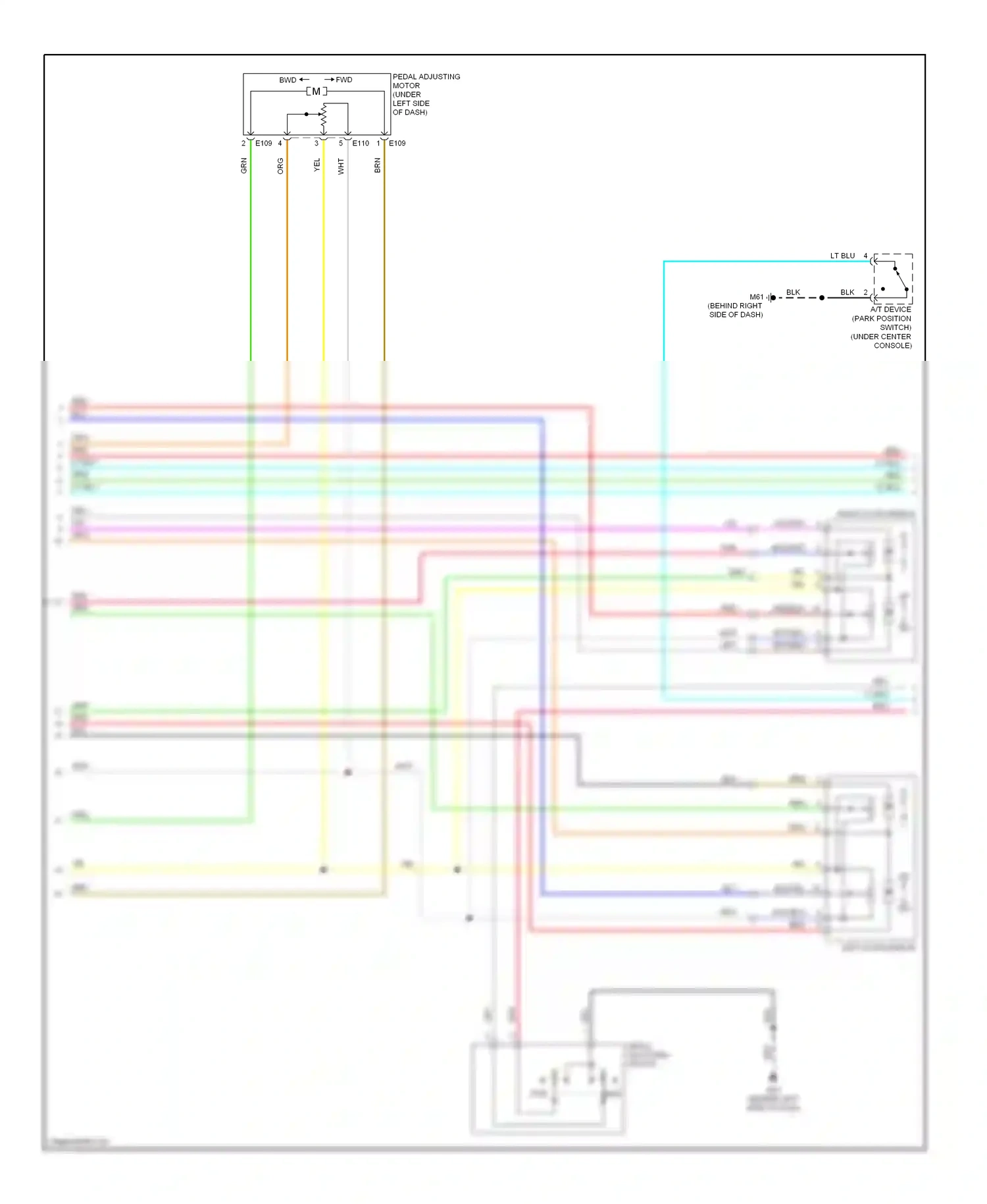 Wiring diagram blu for Nissan Pathfinder III (2004-2010) (35 of 72)