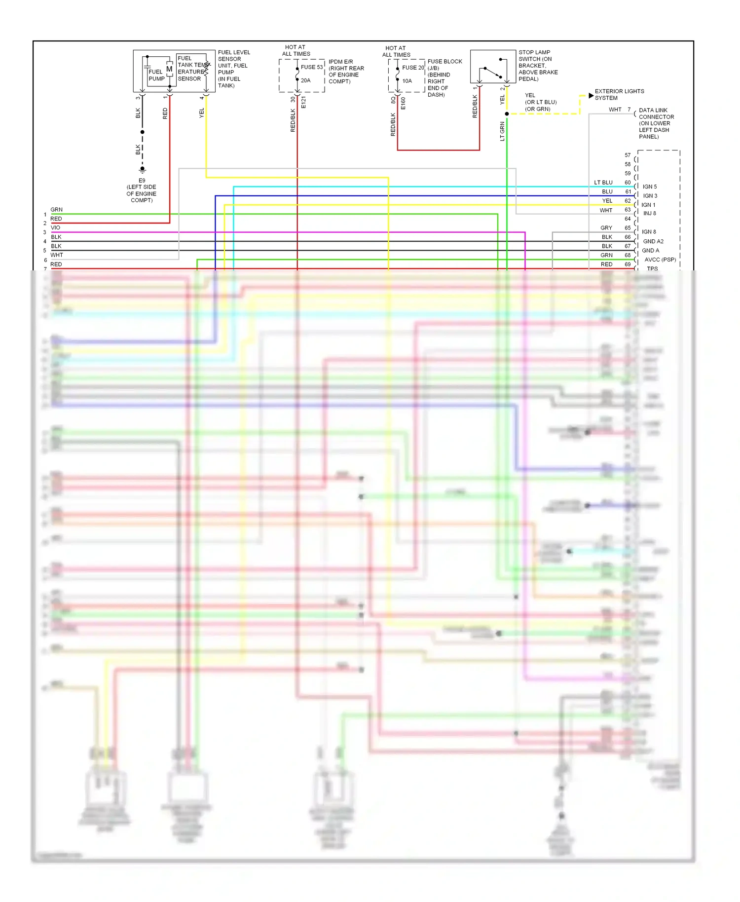 Wiring diagram computer data can h lines system for Nissan Pathfinder III (2004-2010) (1 of 1)