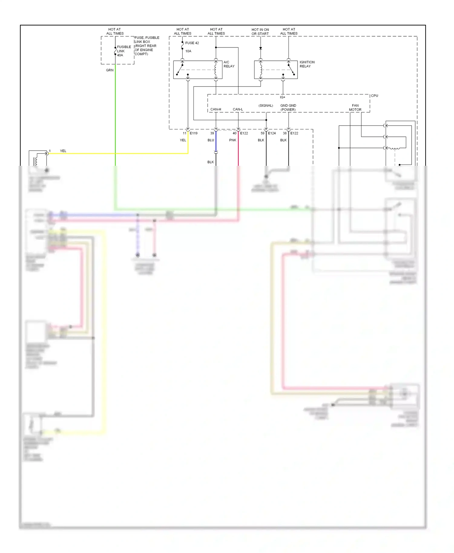 Wiring diagram computer data lines system for Nissan Pathfinder III (2004-2010) (8 of 33)