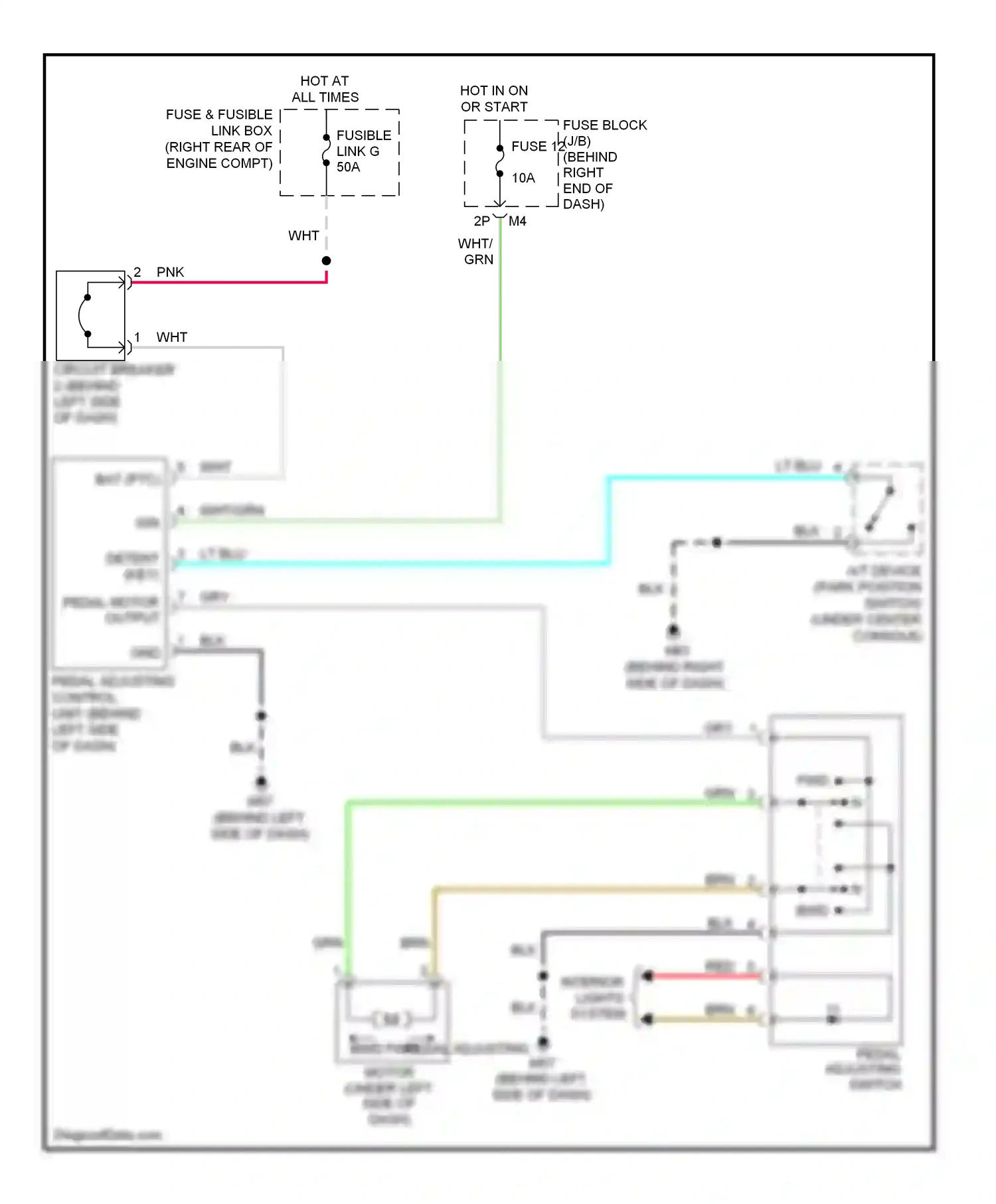 Wiring diagram lt blu for Nissan Pathfinder III (2004-2010) (31 of 59)
