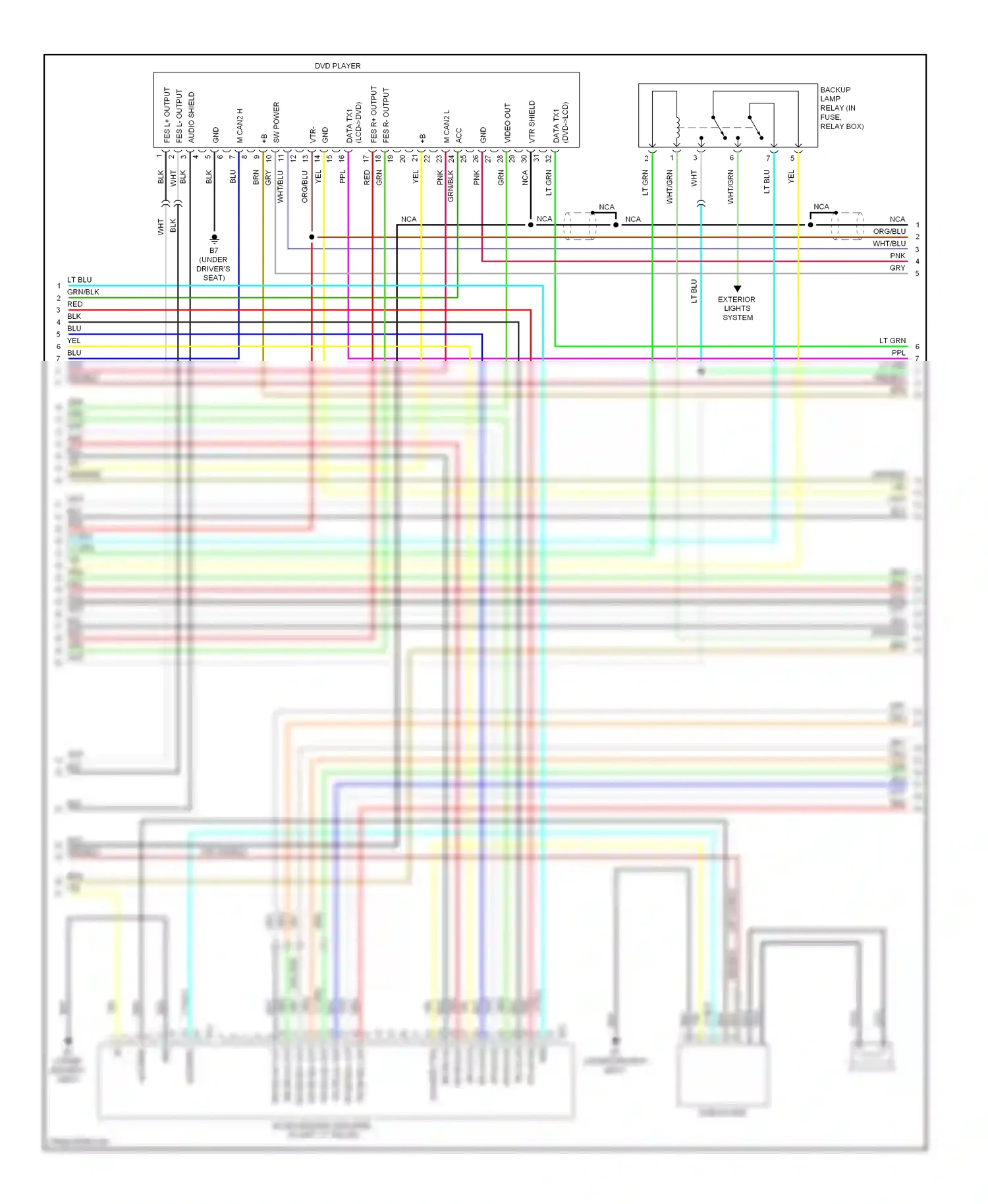 Wiring diagram nca for Nissan Pathfinder III (2004-2010) (13 of 31)