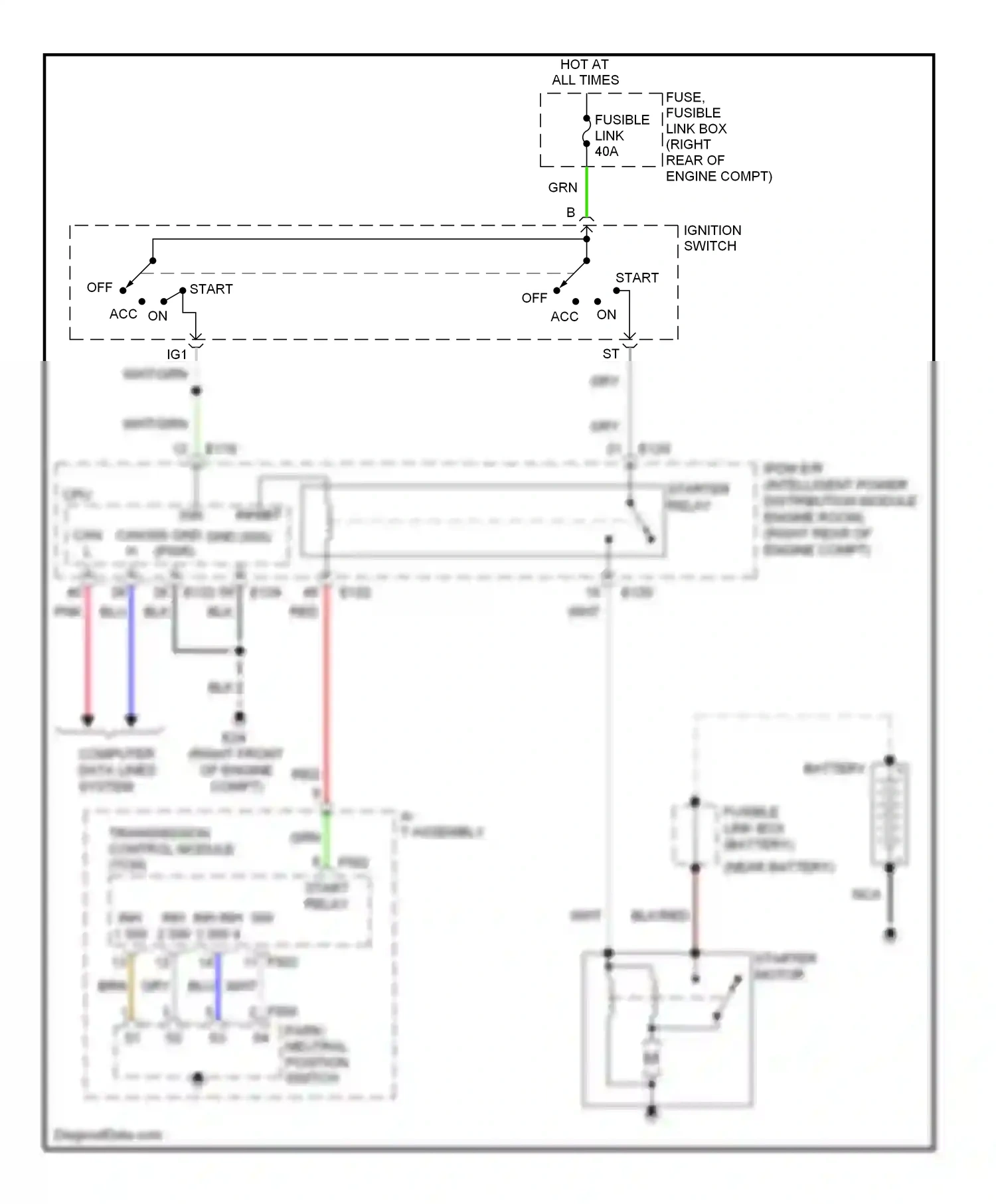 Wiring diagram nca for Nissan Pathfinder III (2004-2010) (28 of 31)