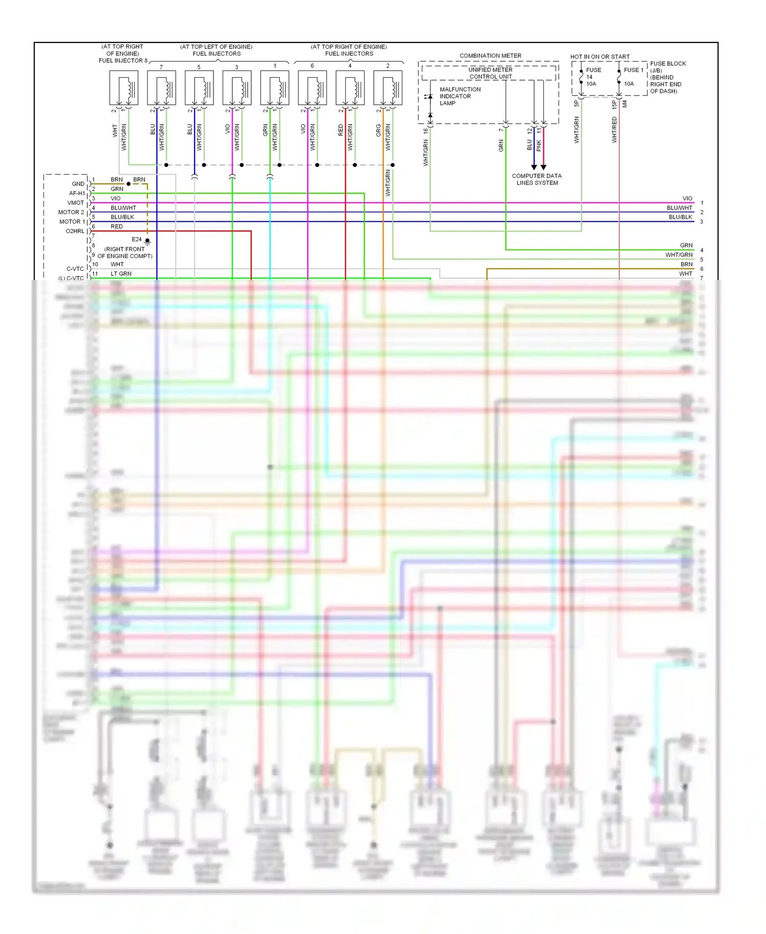 Wiring diagram per sup for Nissan Pathfinder III (2004-2010) (1 of 1)