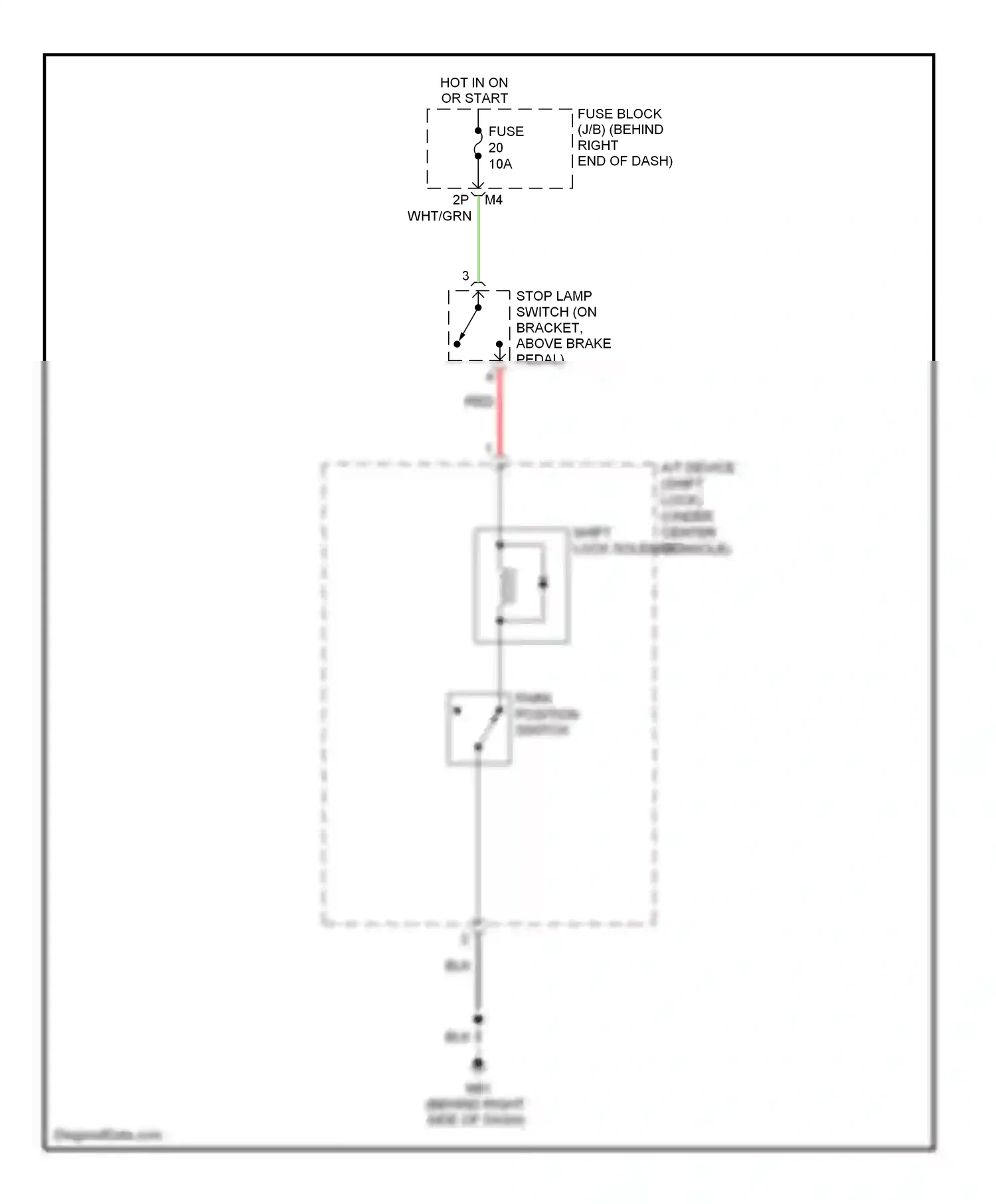 Wiring diagram red for Nissan Pathfinder III (2004-2010) (59 of 70)