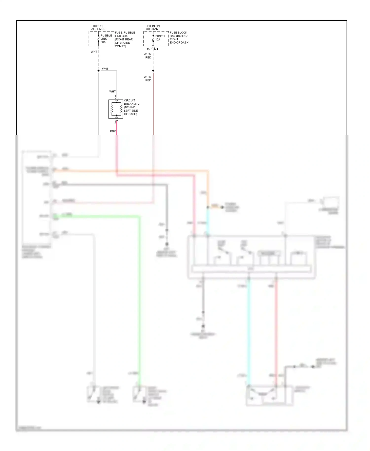 Wiring diagram red for Nissan Pathfinder III (2004-2010) (49 of 70)