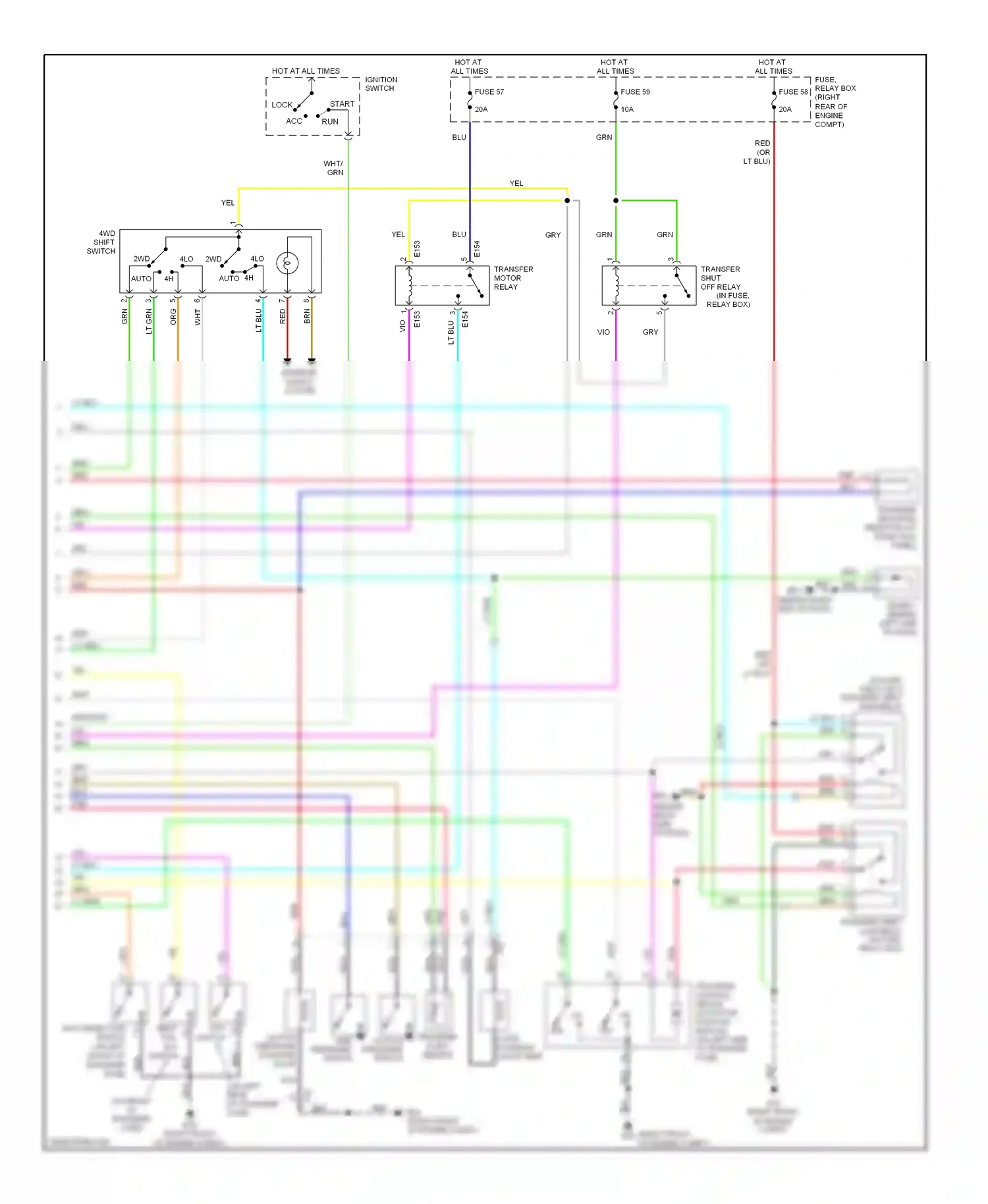 Wiring diagram red for Nissan Pathfinder III (2004-2010) (62 of 70)