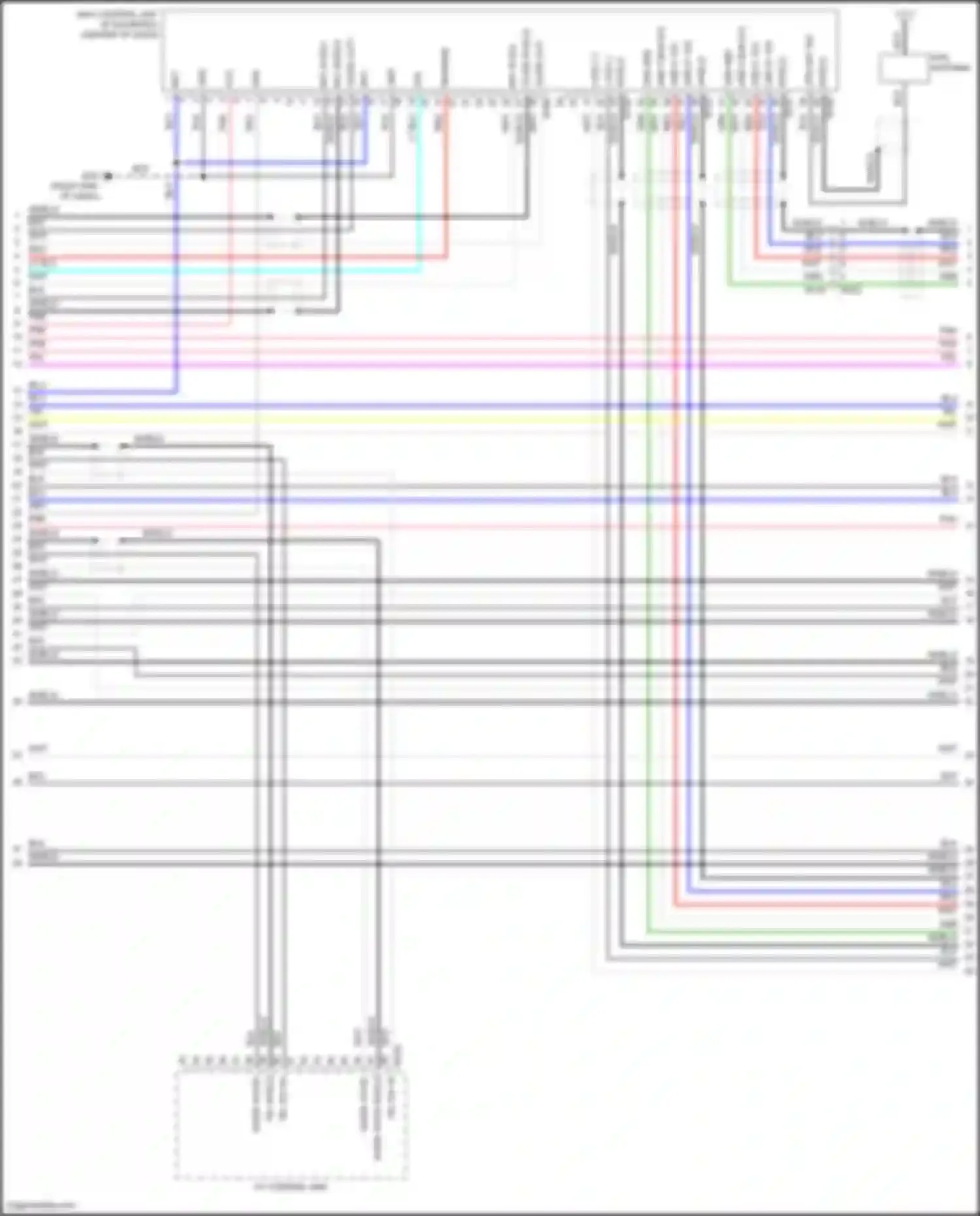 Pathfinder Nissan IV facelift (2016-2020): Navigation circuit, w/ bose (4 of 7)