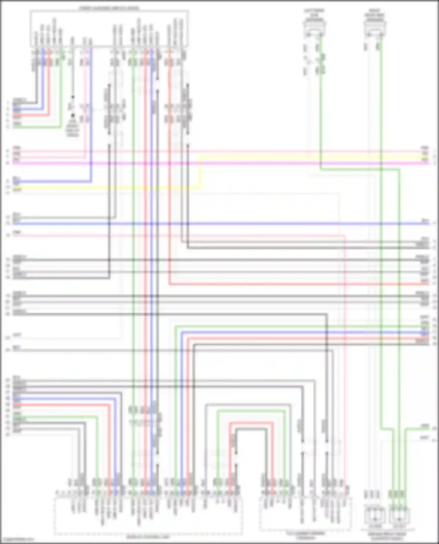 Pathfinder Nissan IV facelift (2016-2020): Navigation circuit, w/ bose (5 of 7)