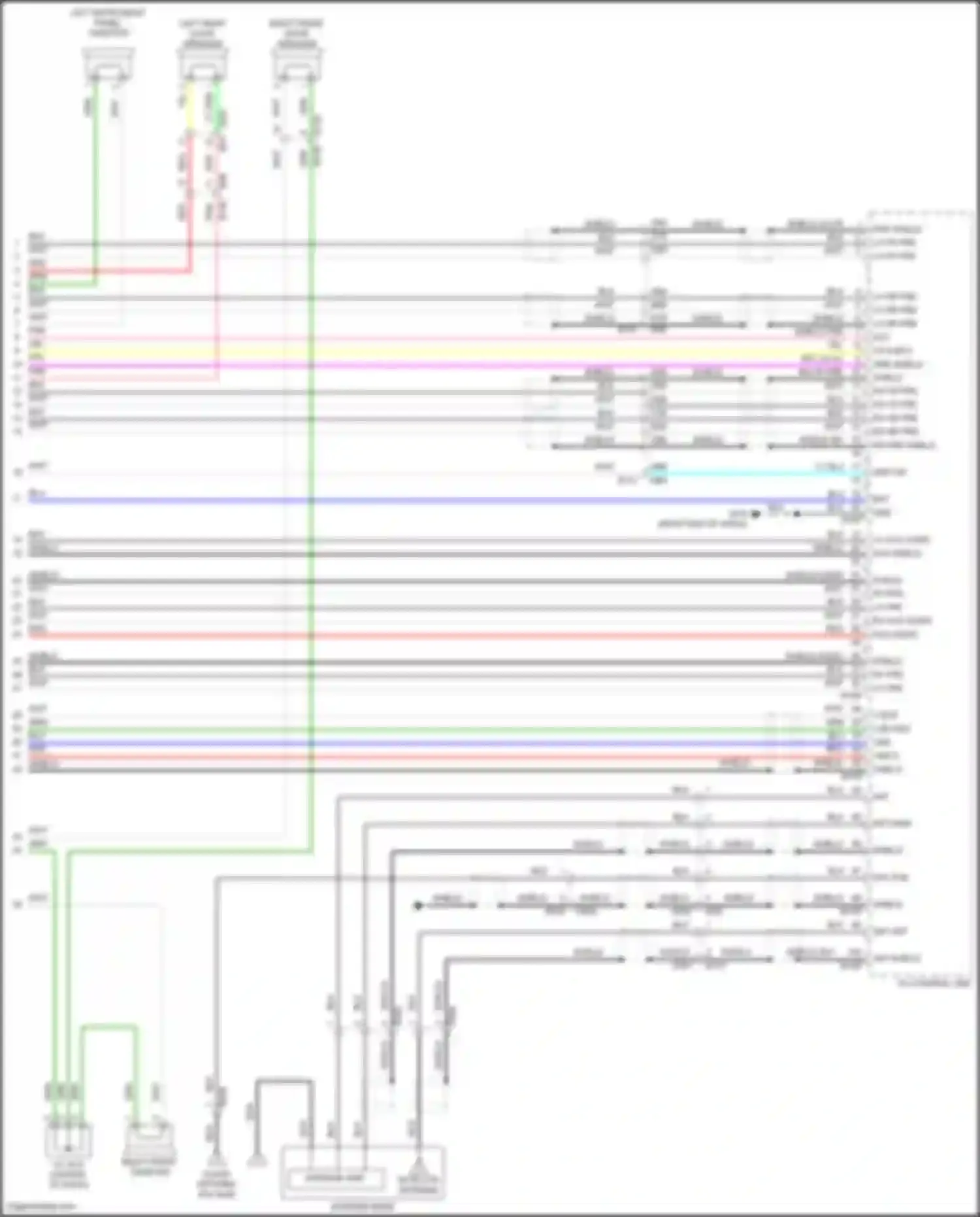 Pathfinder Nissan IV facelift (2016-2020): Navigation circuit, w/ bose (7 of 7)