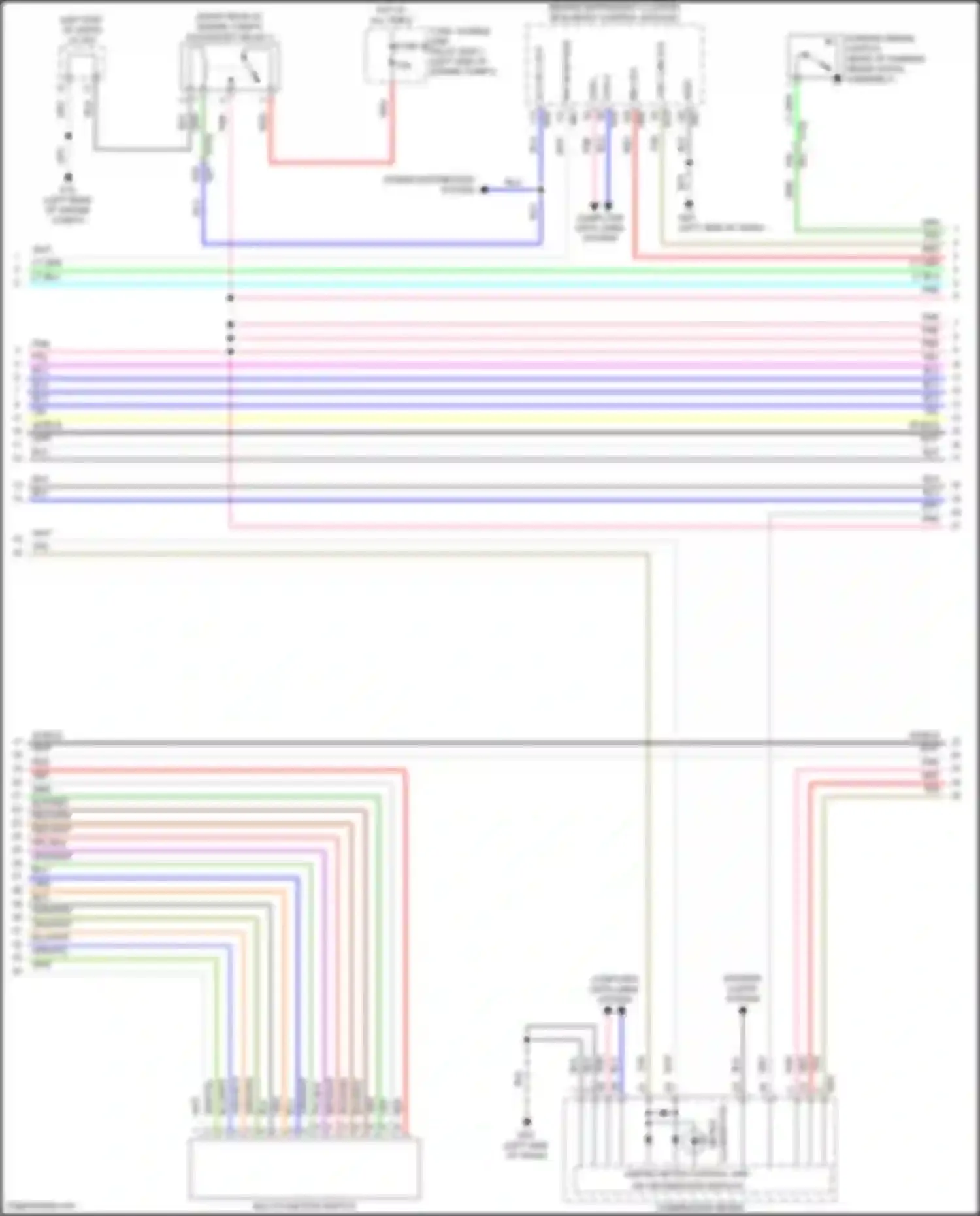 Pathfinder Nissan IV facelift (2016-2020): Navigation circuit, w/o bose (2 of 6)