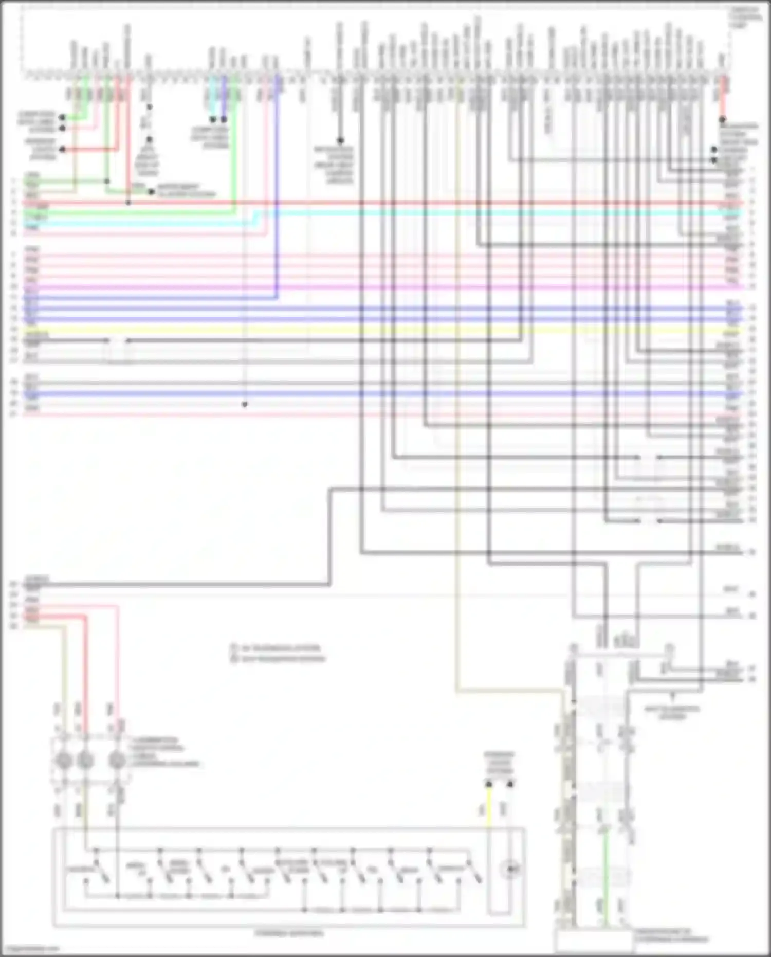 Pathfinder Nissan IV facelift (2016-2020): Navigation circuit, w/o bose (3 of 6)