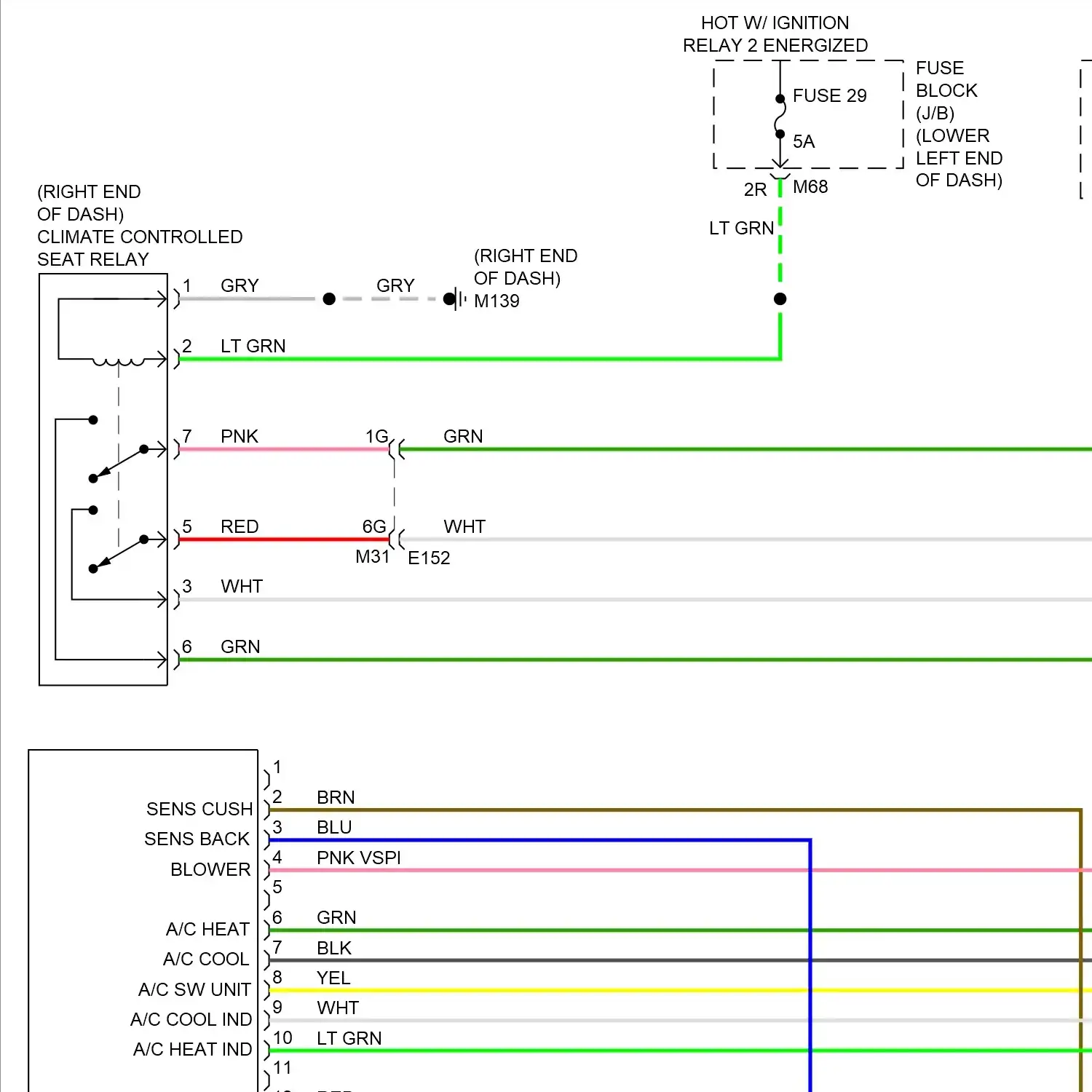demo - Climate control seats circuit (1 of 2) Climate control seats circuit (1 of 2)