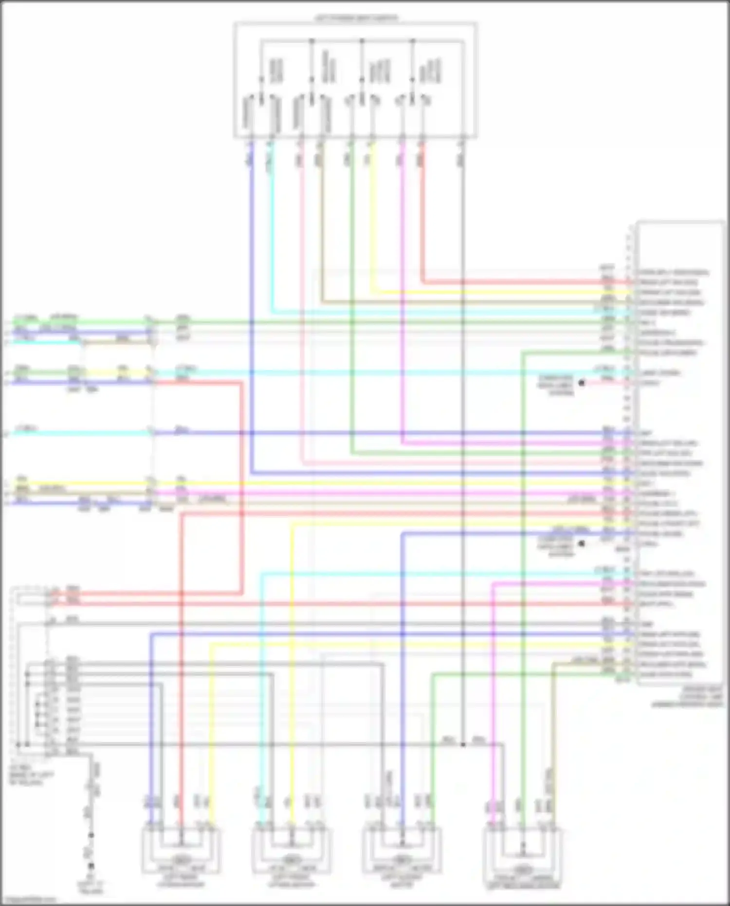 Wiring diagram blk for Nissan Pathfinder IV facelift (2016-2020) (99 of 113)