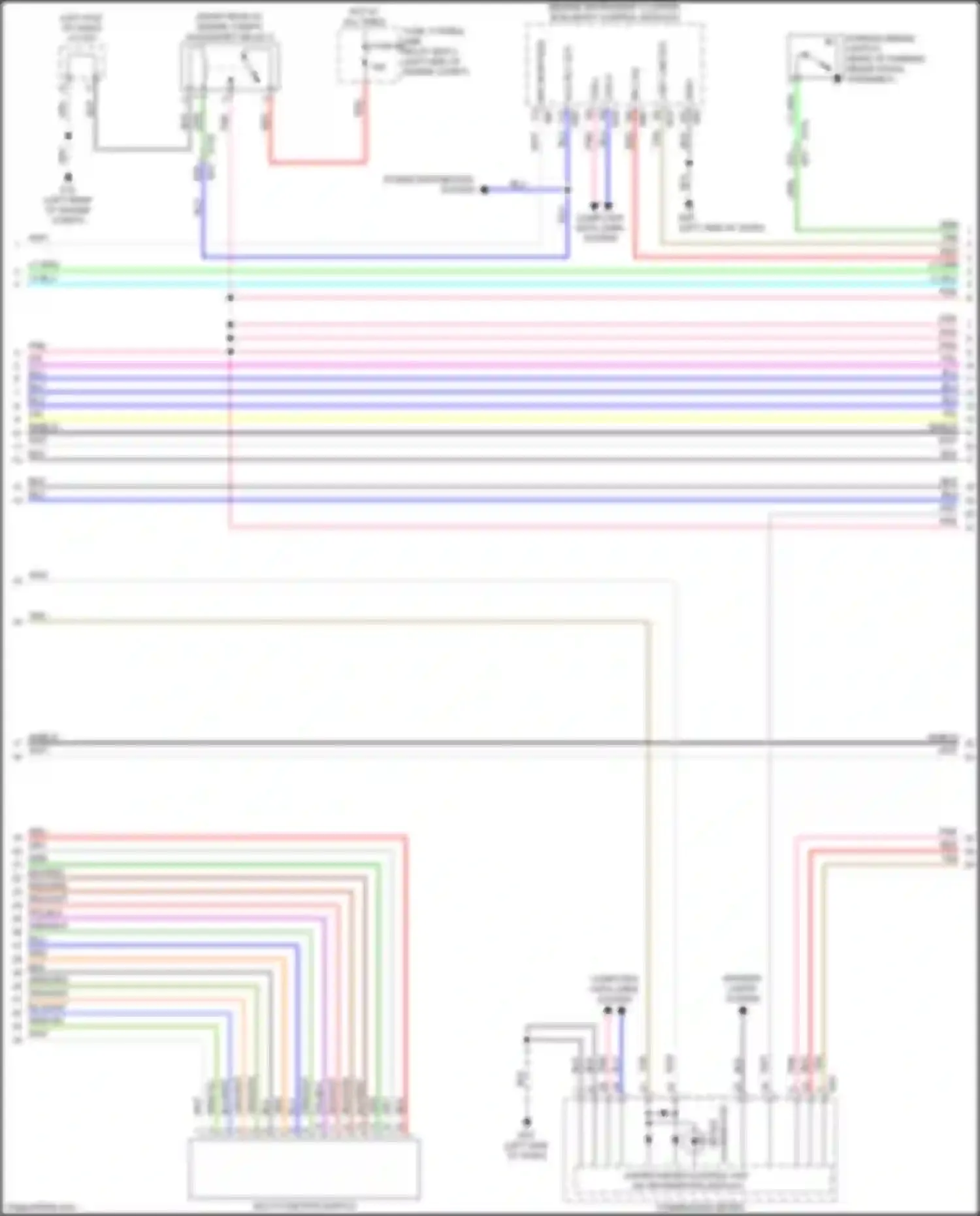 Wiring diagram blk for Nissan Pathfinder IV facelift (2016-2020) (41 of 113)