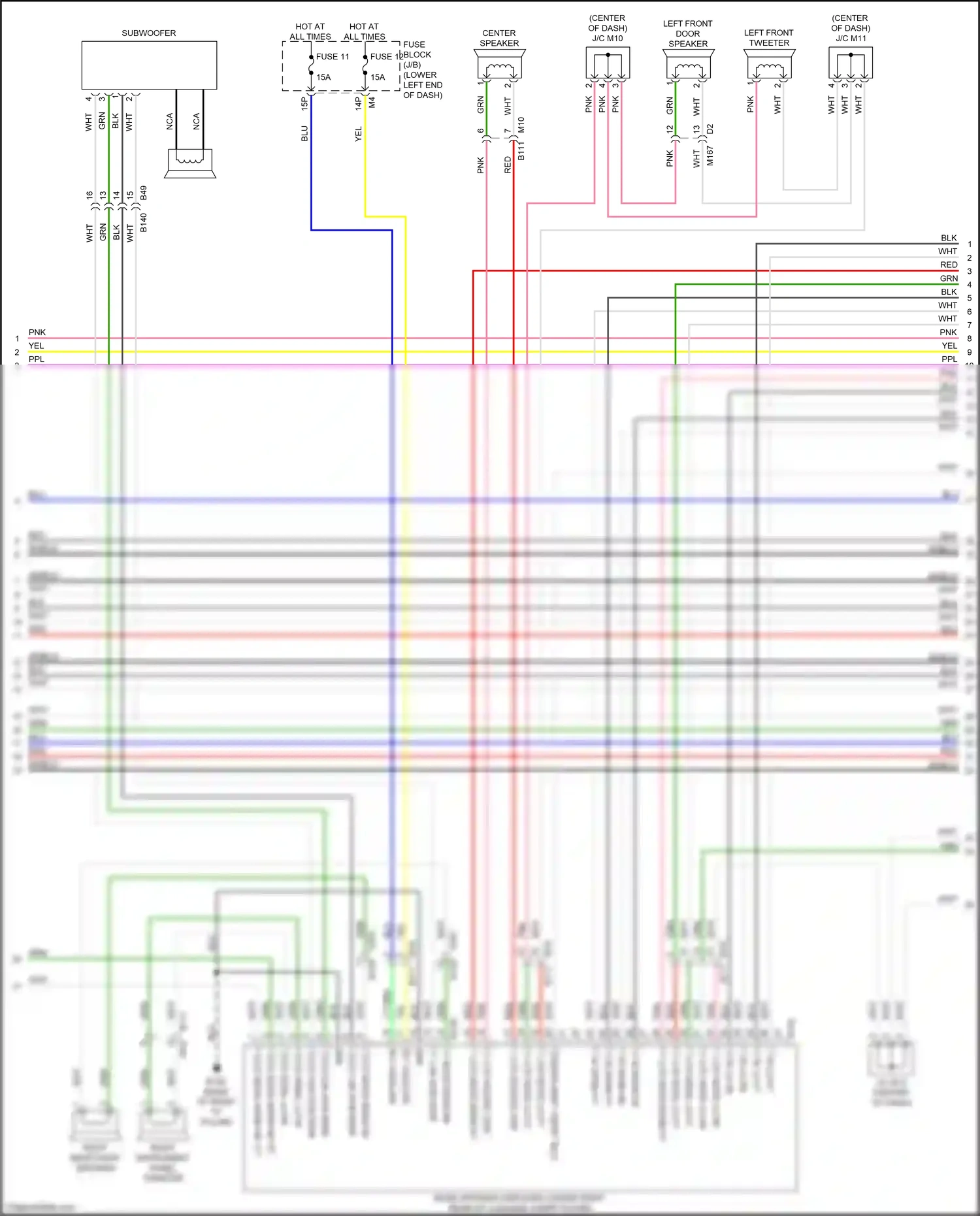 Wiring diagram blu for Nissan Pathfinder IV facelift (2016-2020) (66 of 108)
