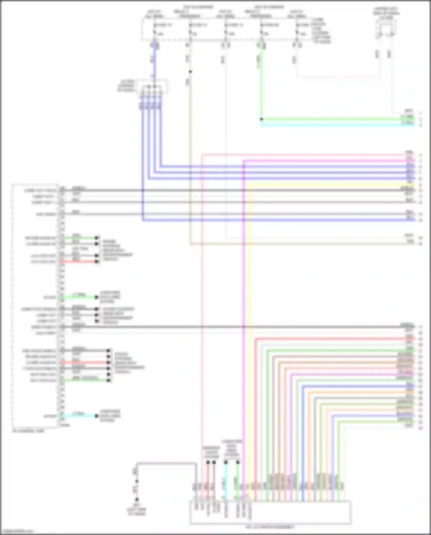 Wiring diagram cd eject for Nissan Pathfinder IV facelift (2016-2020) (2 of 4)