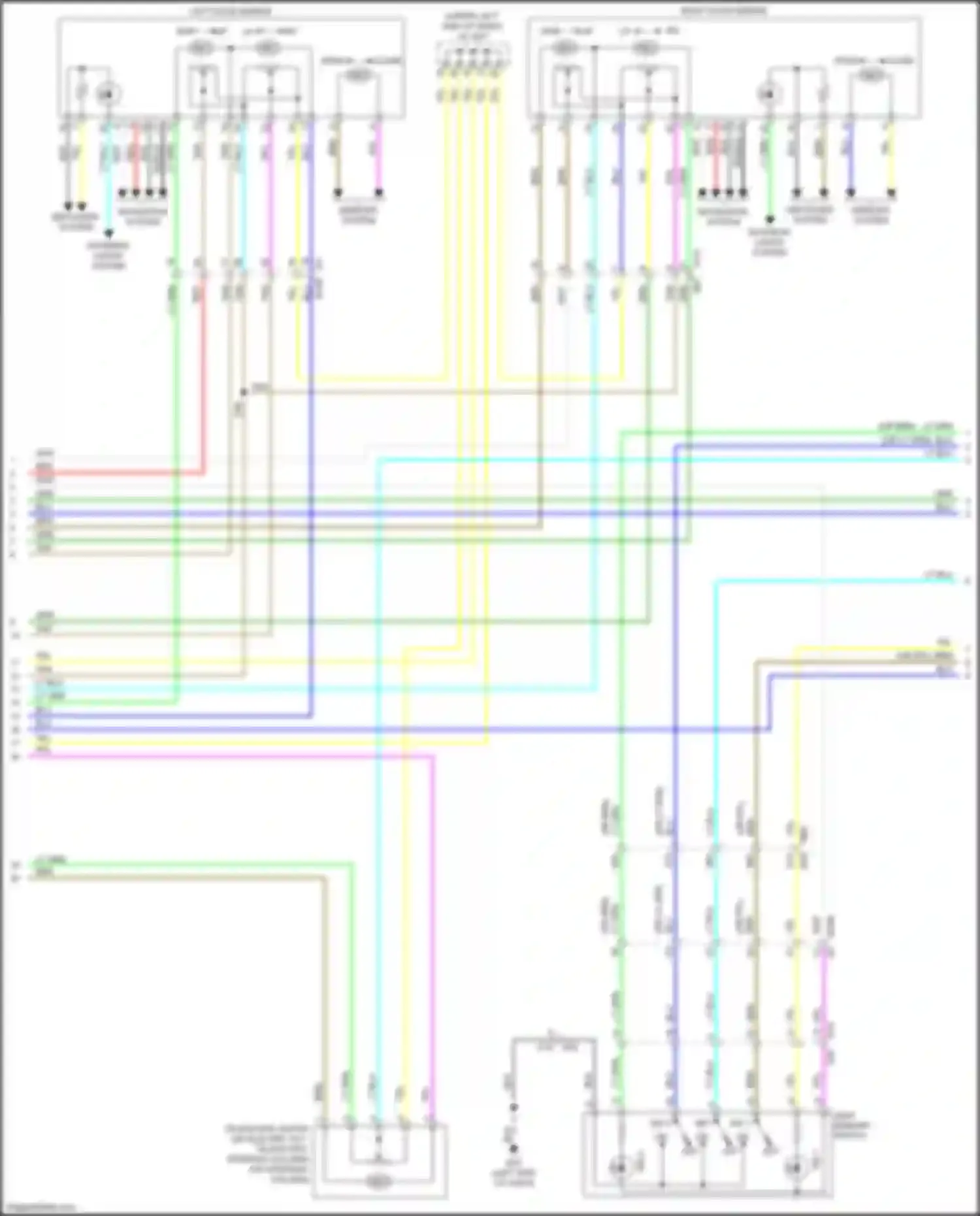 Wiring diagram close open for Nissan Pathfinder IV facelift (2016-2020) (2 of 2)