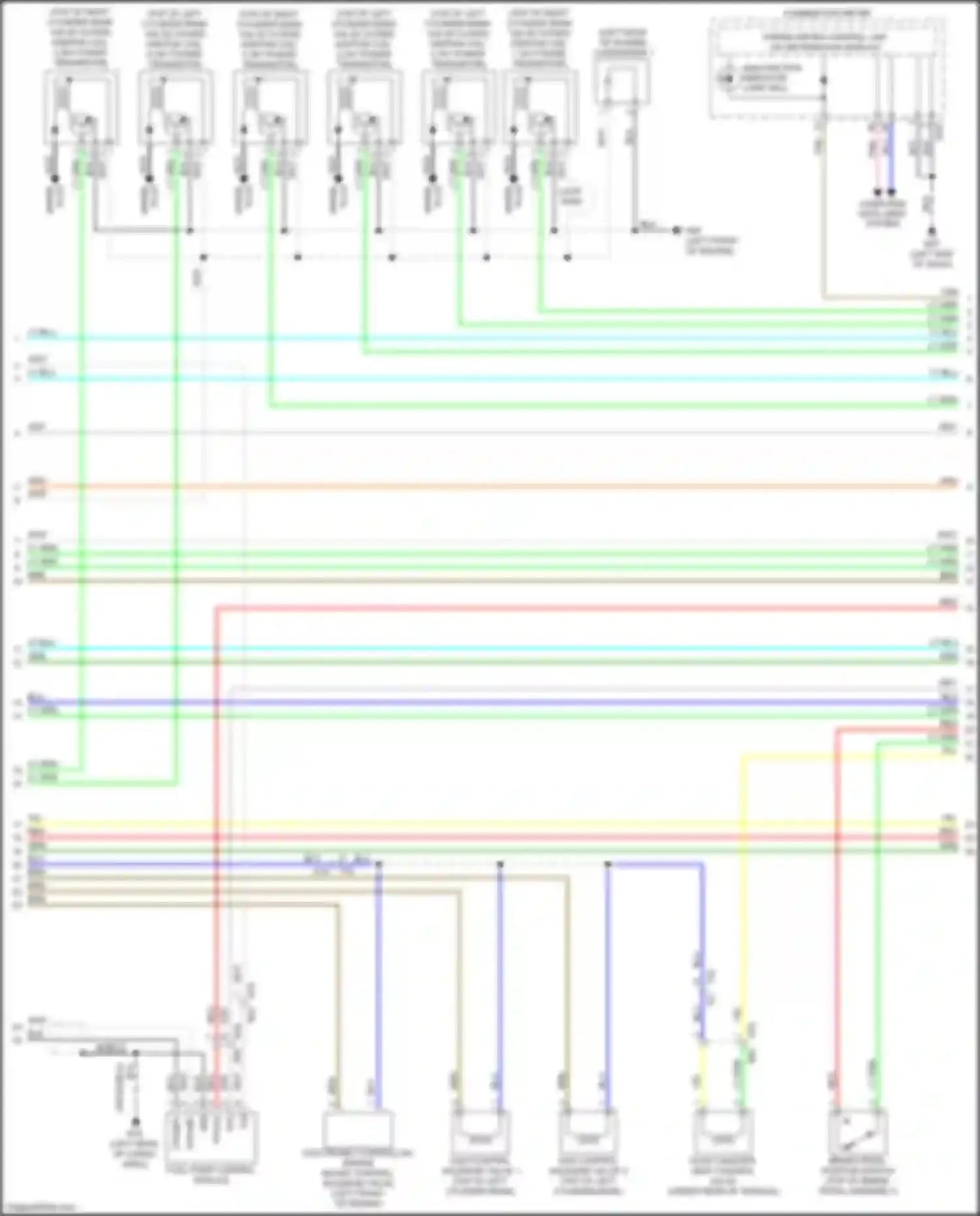 Wiring diagram combination meter for Nissan Pathfinder IV facelift (2016-2020) (27 of 27)