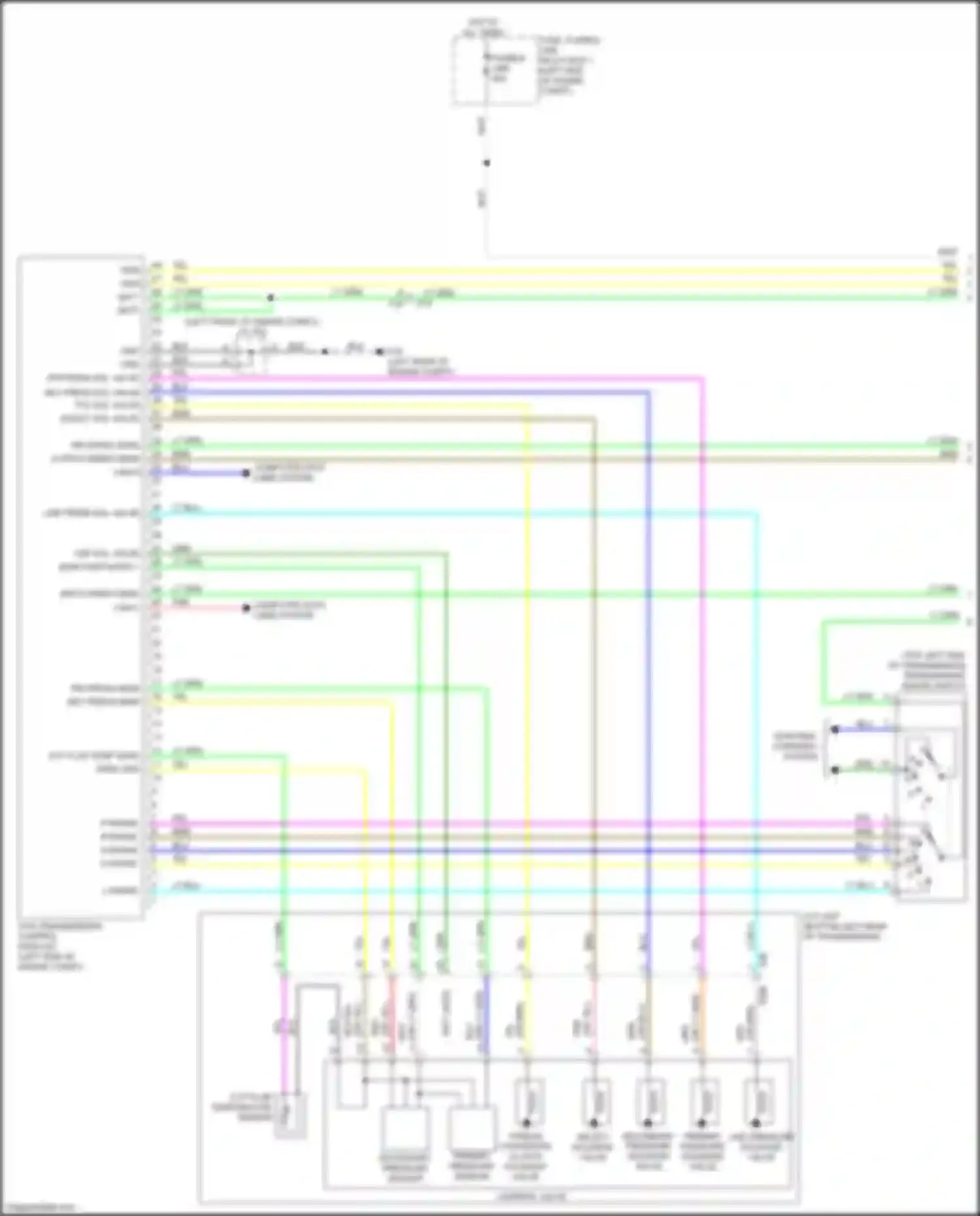 Wiring diagram computer data lines system for Nissan Pathfinder IV facelift (2016-2020) (42 of 66)