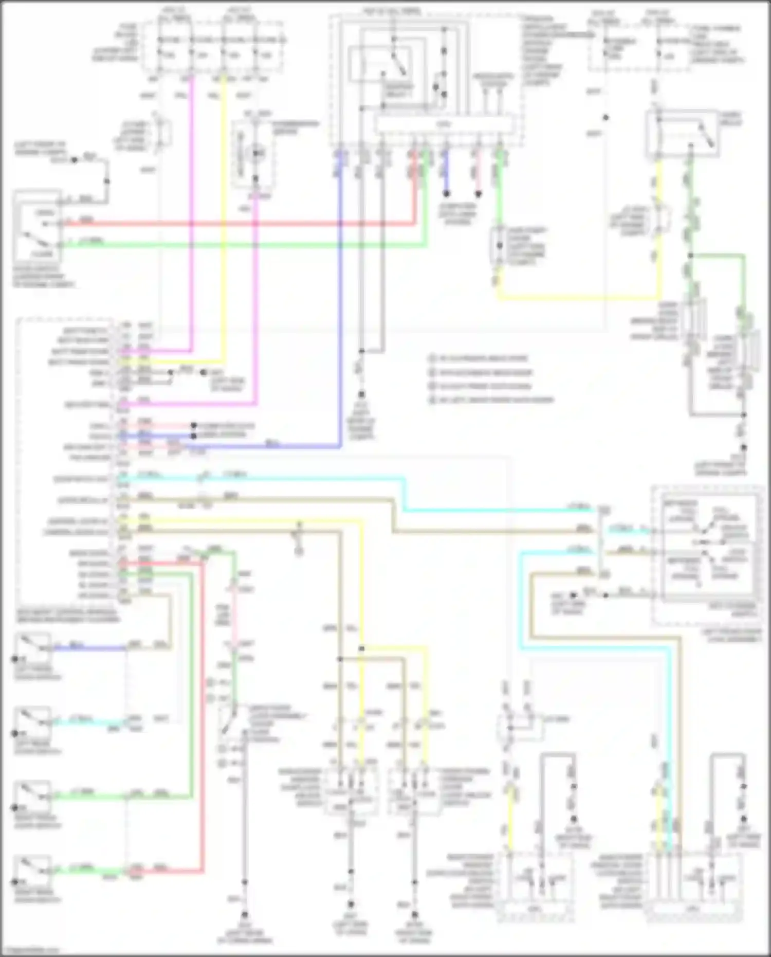 Wiring diagram computer data lines system for Nissan Pathfinder IV facelift (2016-2020) (47 of 66)