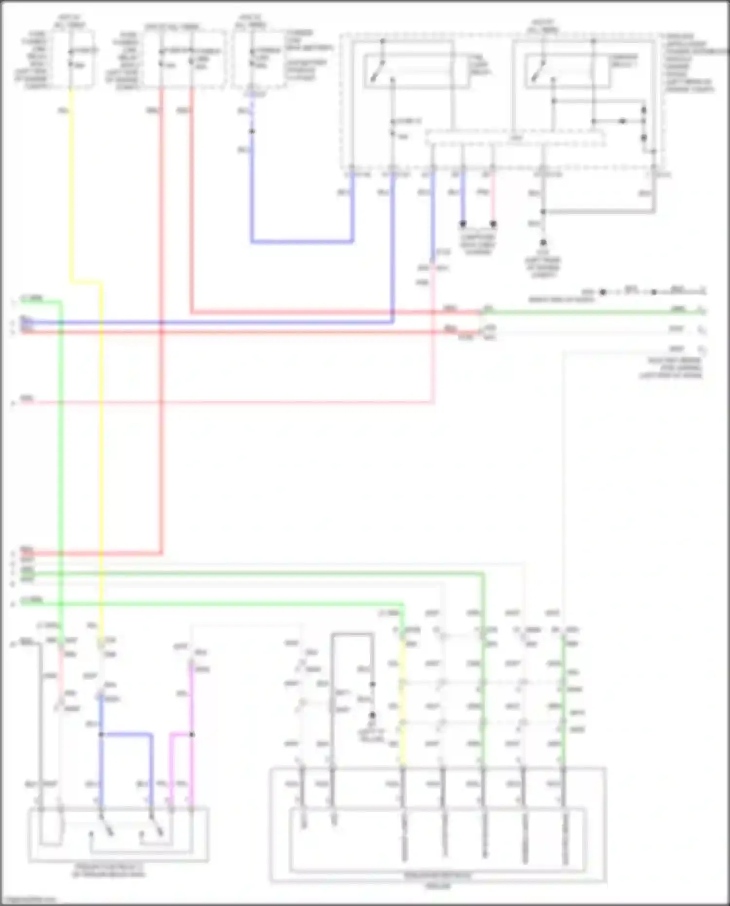 Wiring diagram computer data lines system for Nissan Pathfinder IV facelift (2016-2020) (50 of 66)