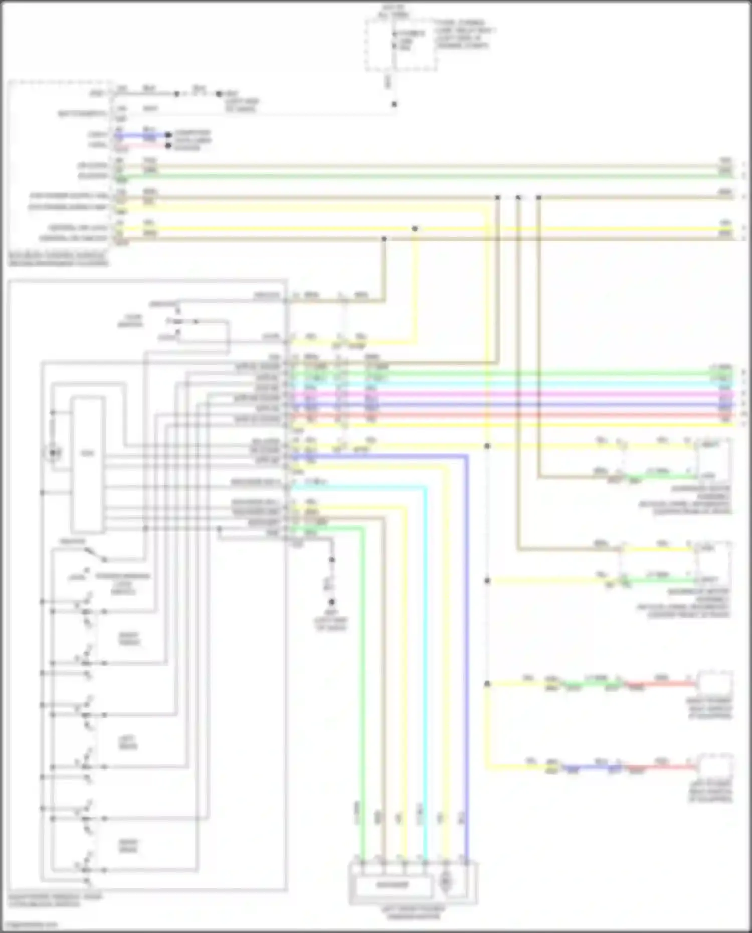 Wiring diagram encoder sig 2 for Nissan Pathfinder IV facelift (2016-2020) (1 of 1)
