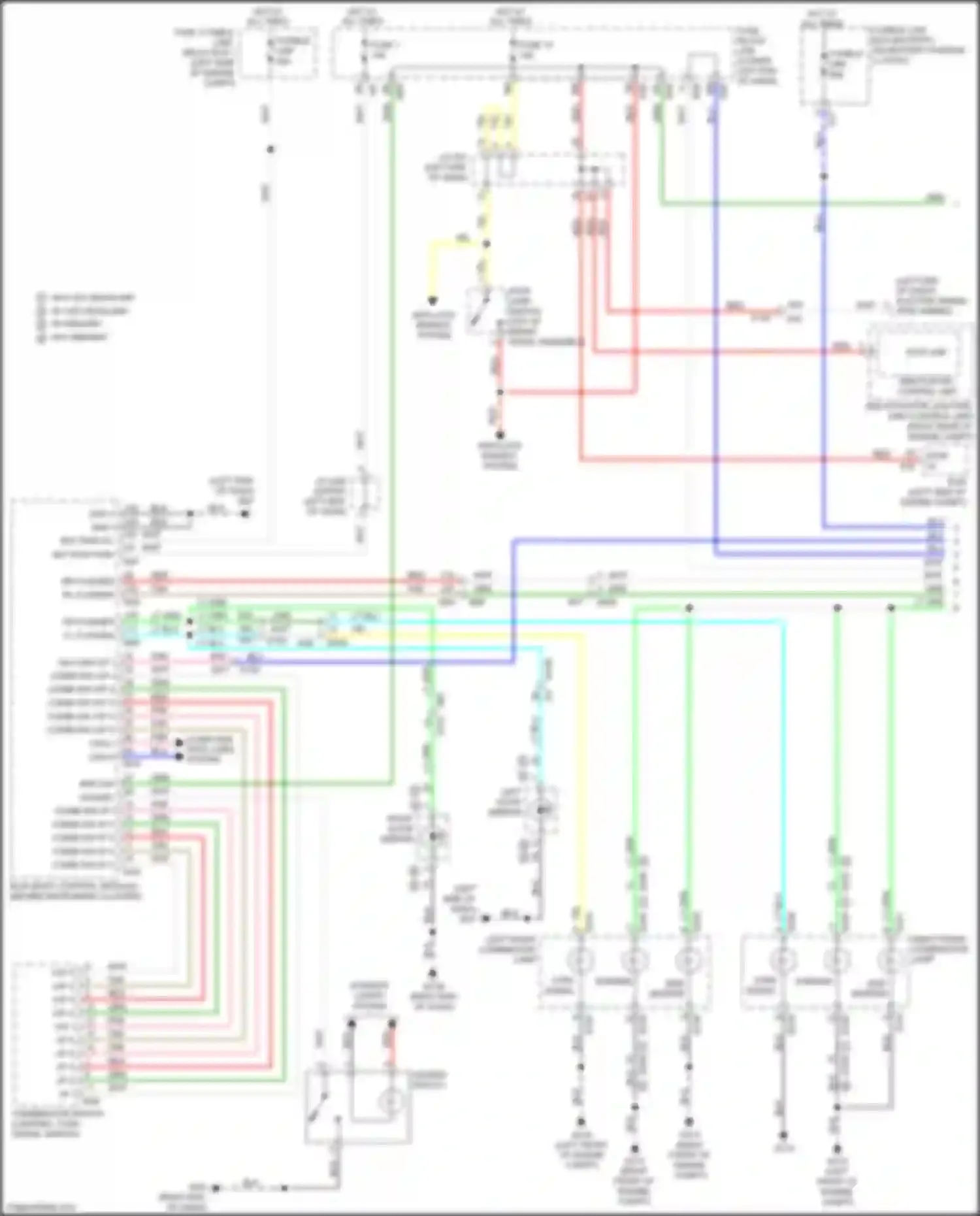 Wiring diagram fuse 1 for Nissan Pathfinder IV facelift (2016-2020) (13 of 25)