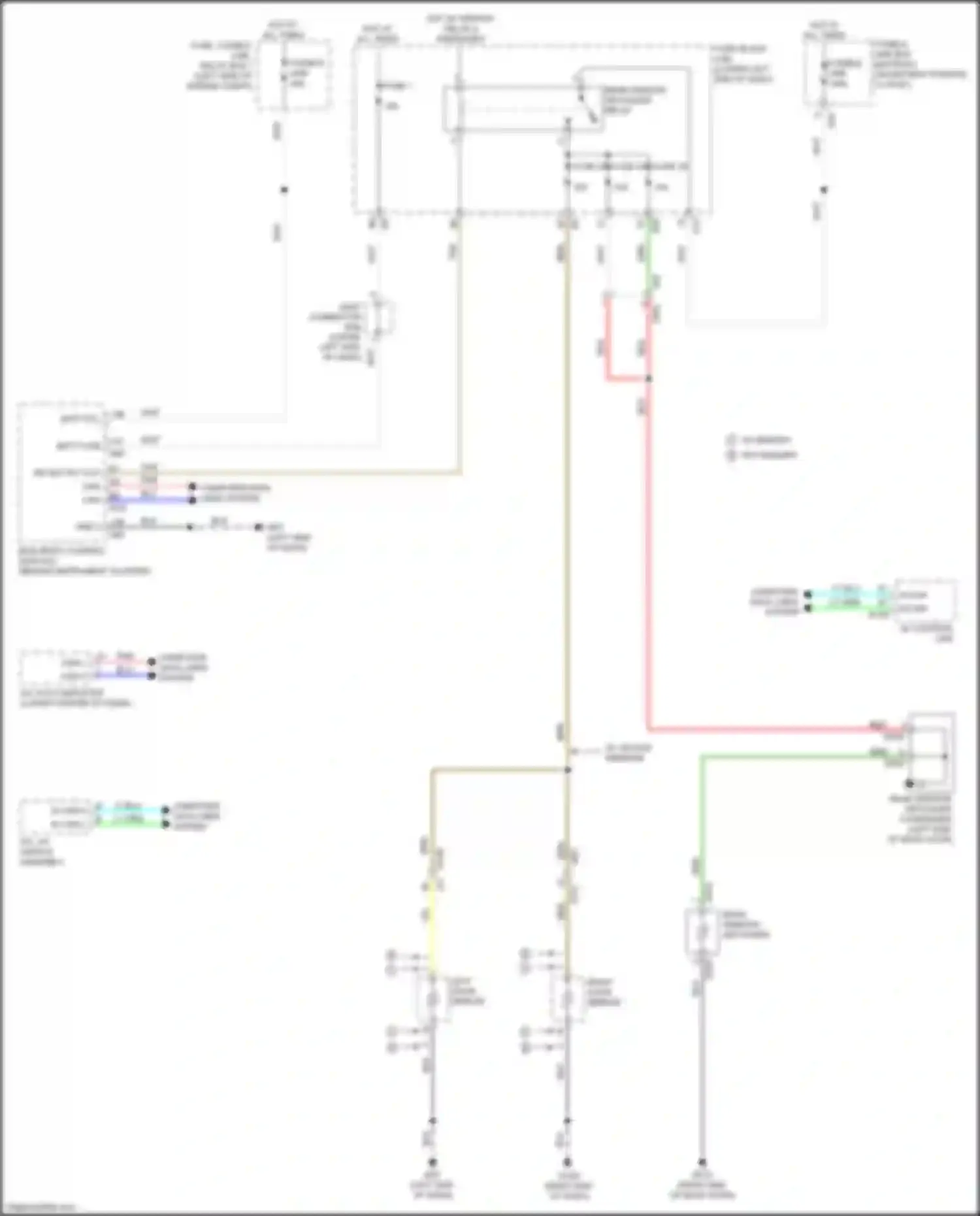Wiring diagram fuse 23 for Nissan Pathfinder IV facelift (2016-2020) (1 of 1)