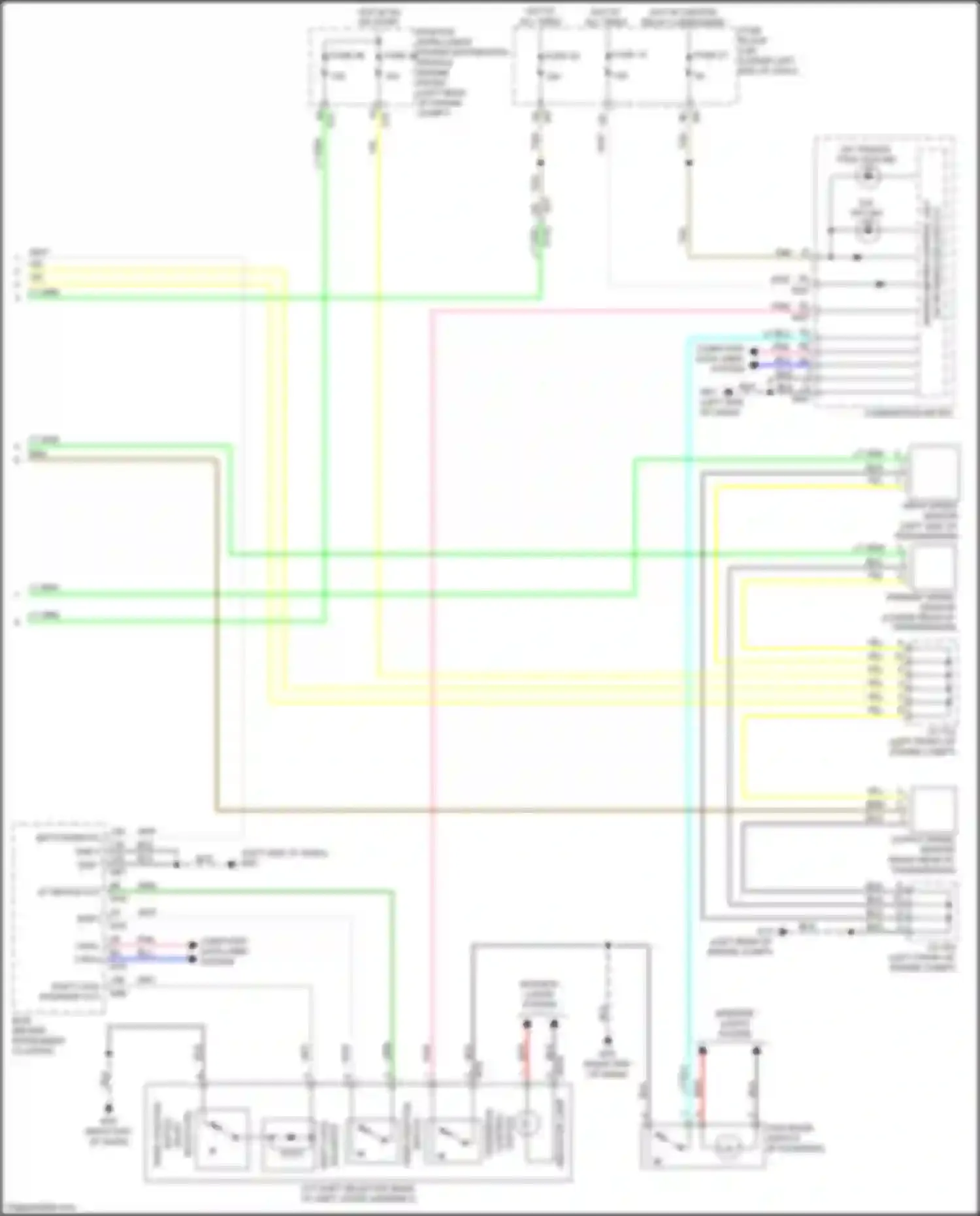 Wiring diagram fuse 25 for Nissan Pathfinder IV facelift (2016-2020) (2 of 8)