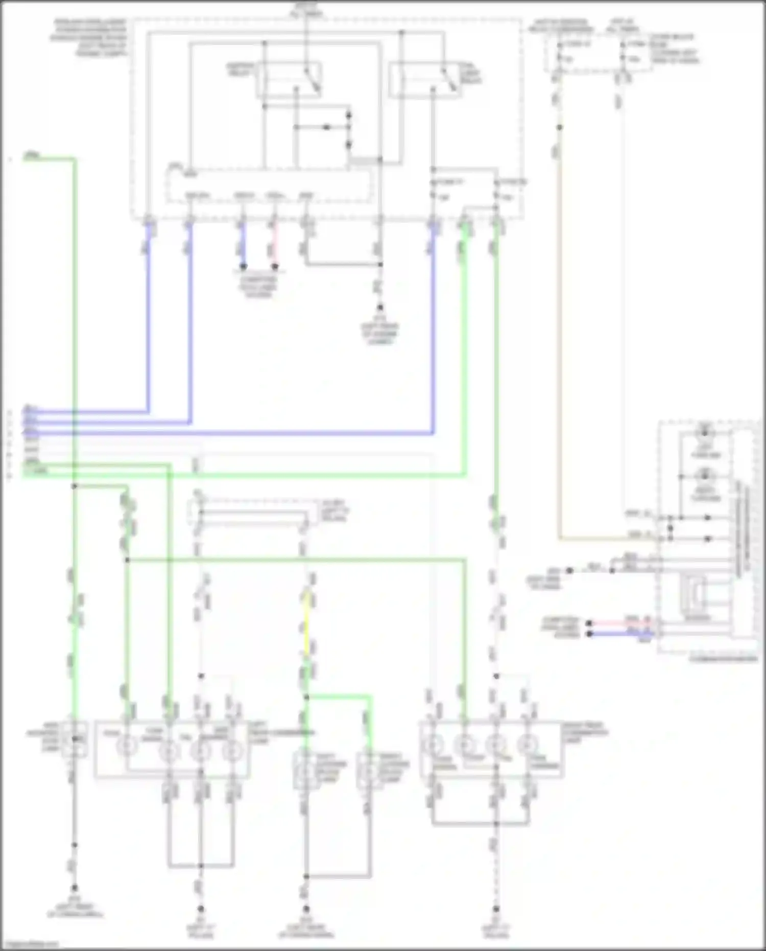 Wiring diagram fuse 52 for Nissan Pathfinder IV facelift (2016-2020) (1 of 2)