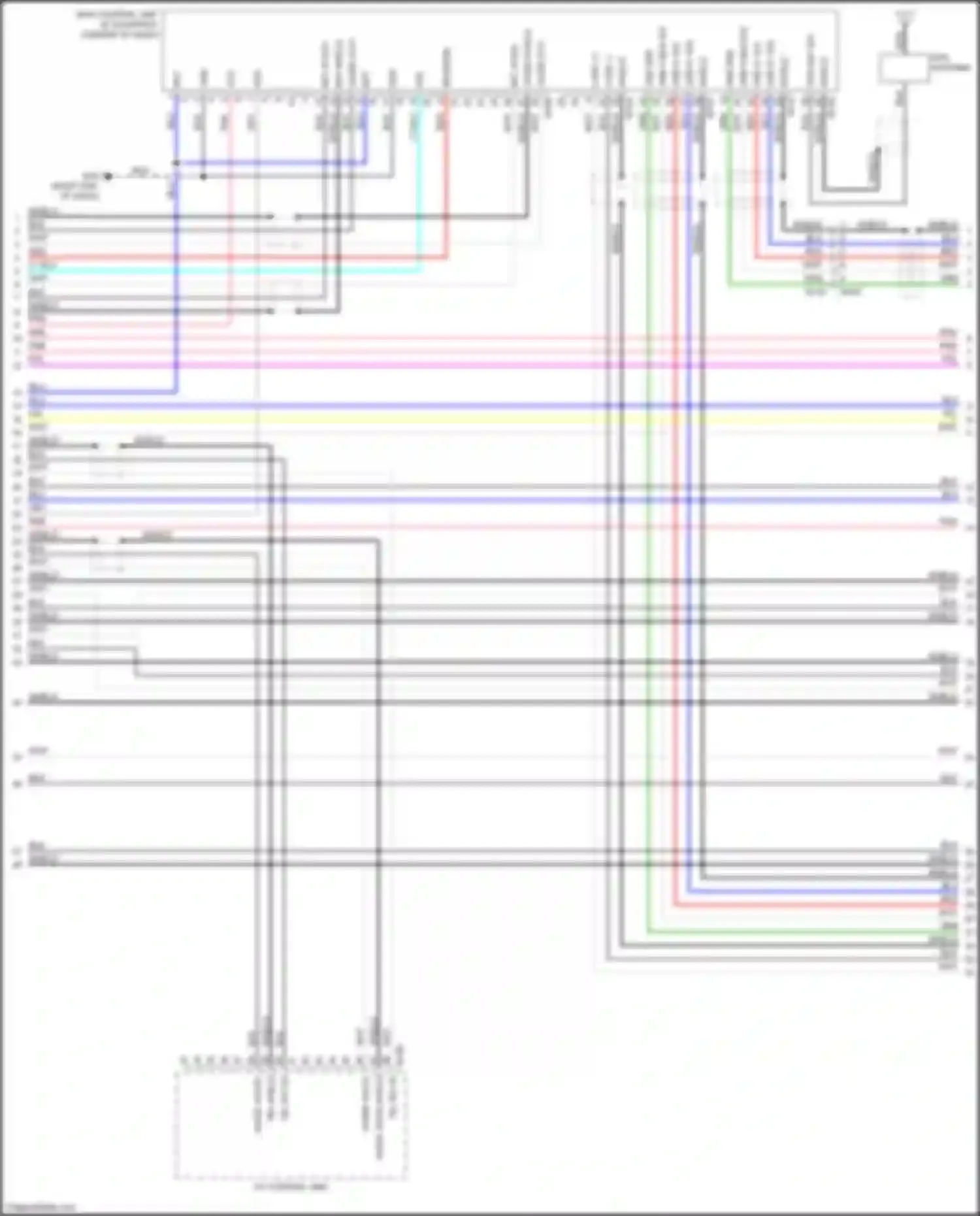 Wiring diagram guide voice- for Nissan Pathfinder IV facelift (2016-2020) (1 of 4)