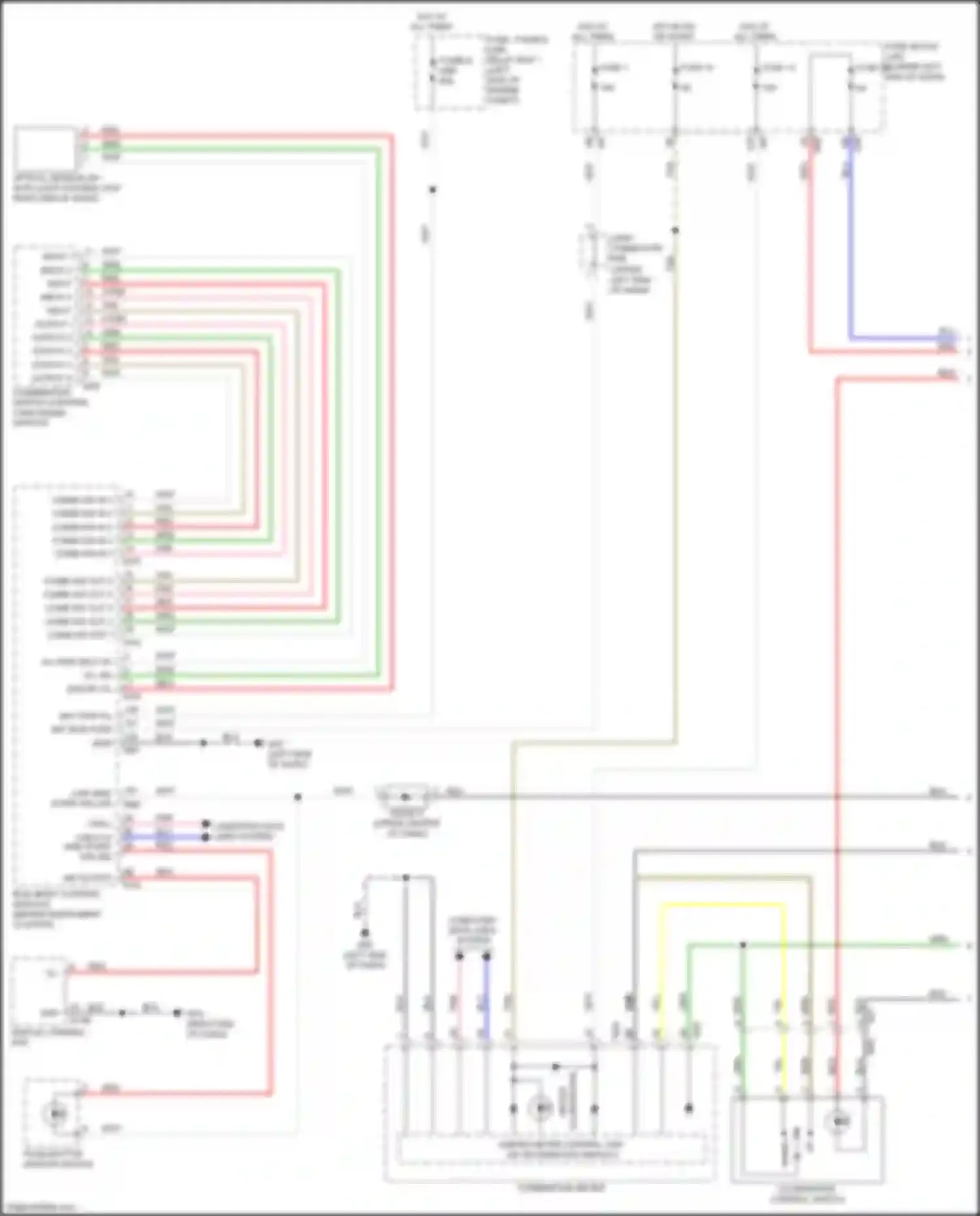 Wiring diagram input 5 pnk output 1 for Nissan Pathfinder IV facelift (2016-2020) (1 of 1)