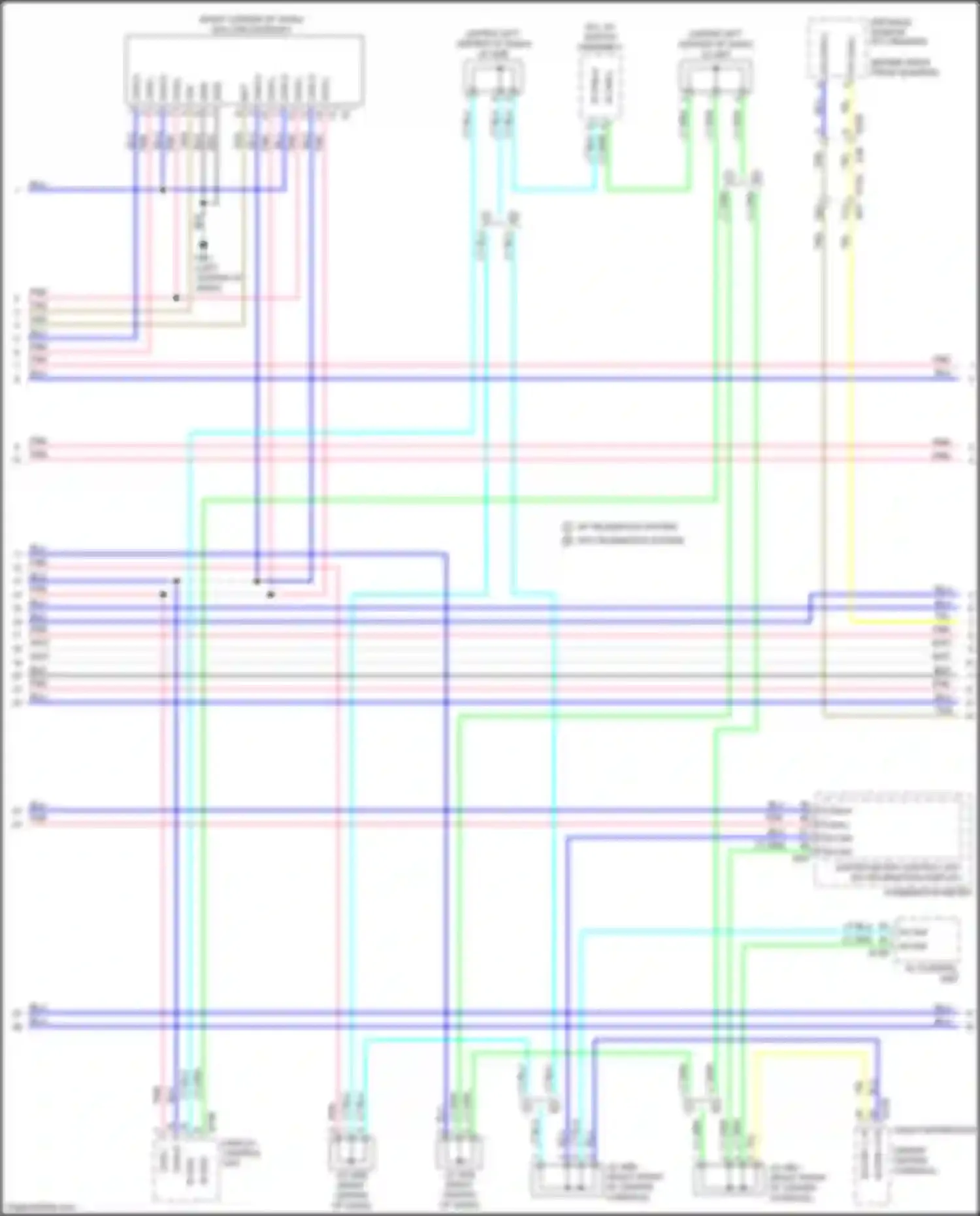 Wiring diagram its can-h for Nissan Pathfinder IV facelift (2016-2020) (1 of 3)