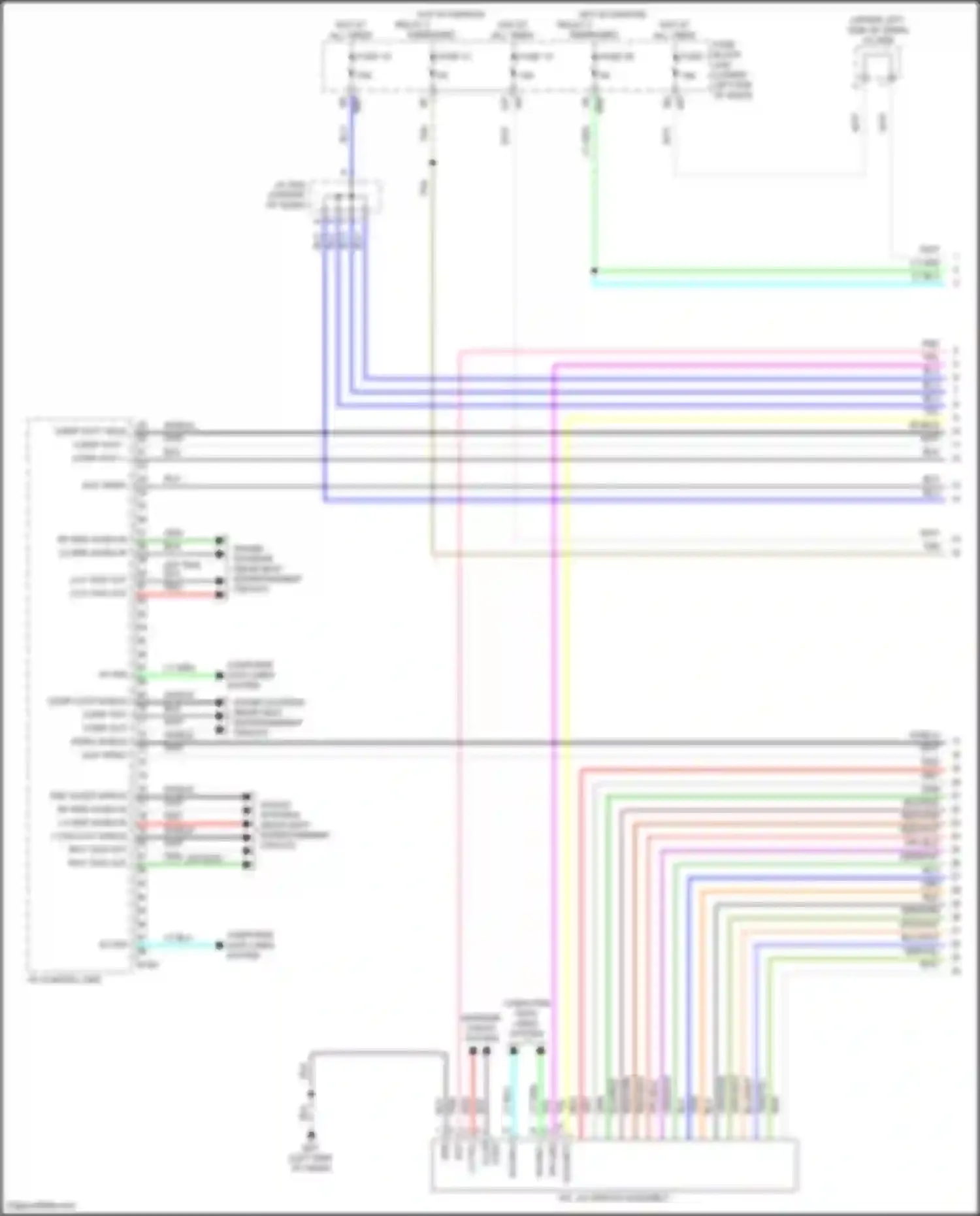 Wiring diagram m can-h for Nissan Pathfinder IV facelift (2016-2020) (3 of 12)
