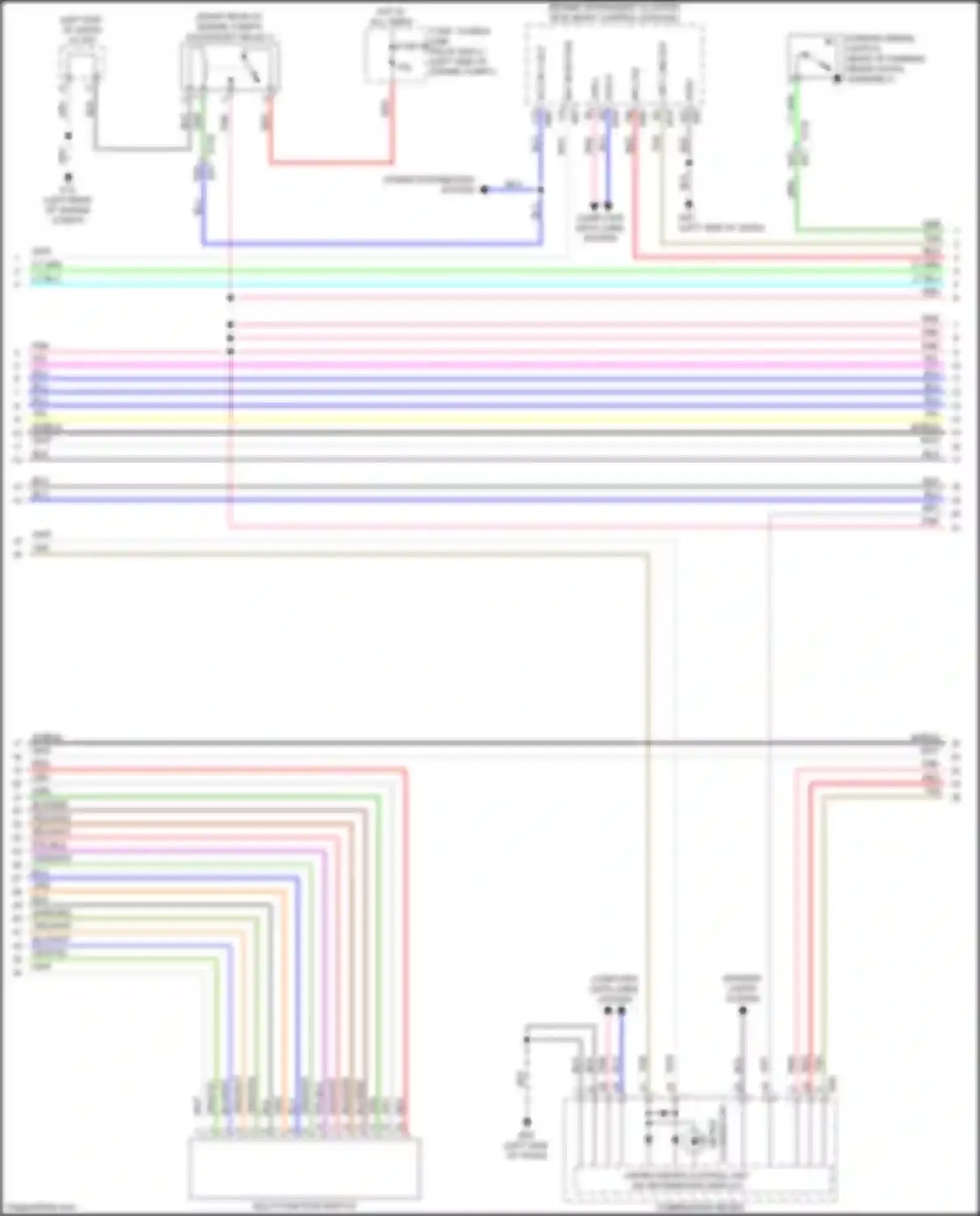 Wiring diagram org/wht for Nissan Pathfinder IV facelift (2016-2020) (4 of 8)