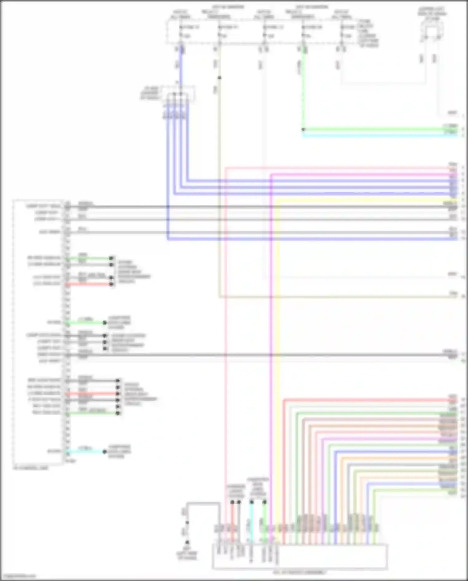 Wiring diagram red/grn for Nissan Pathfinder IV facelift (2016-2020) (2 of 9)