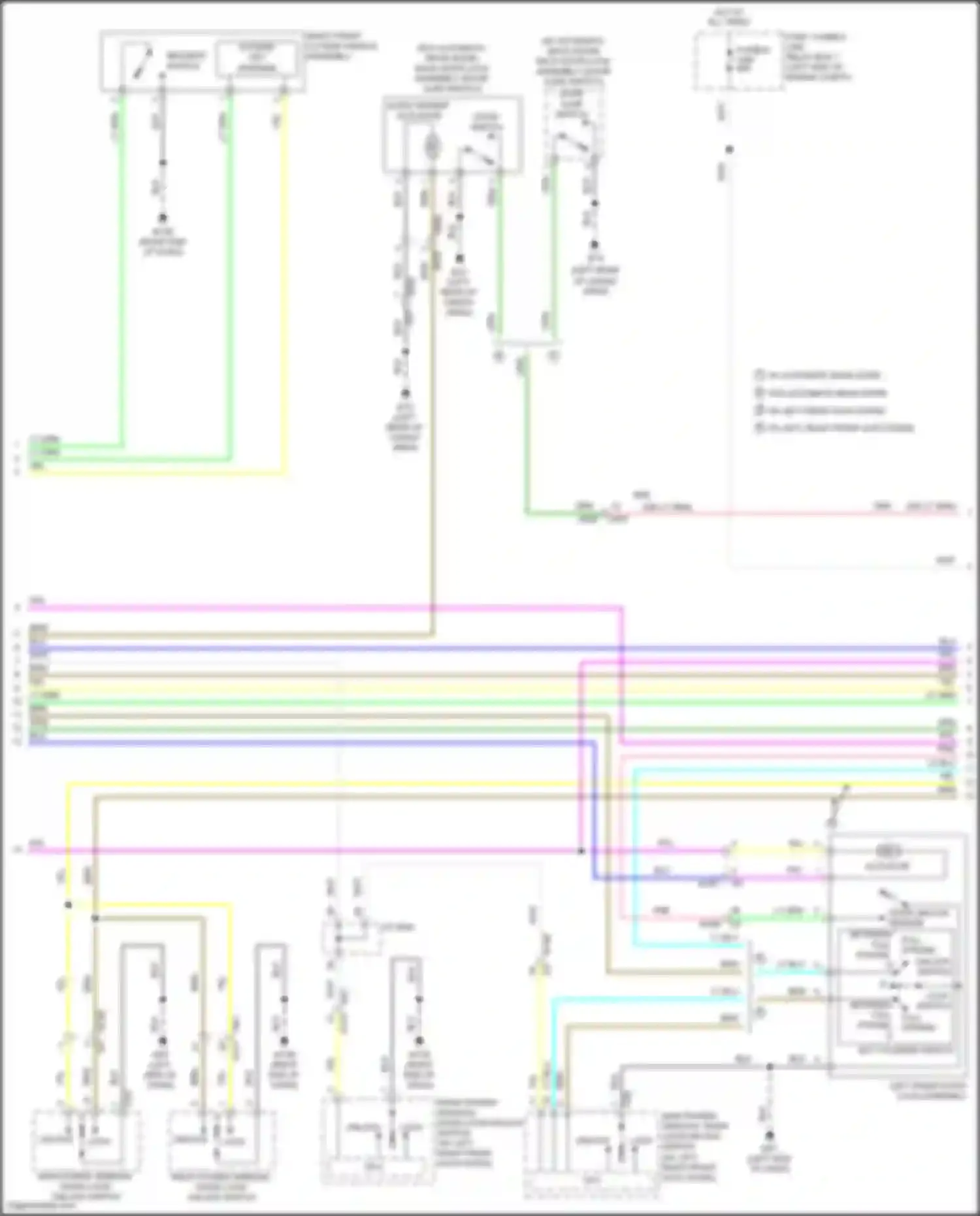 Wiring diagram request switch for Nissan Pathfinder IV facelift (2016-2020) (4 of 4)