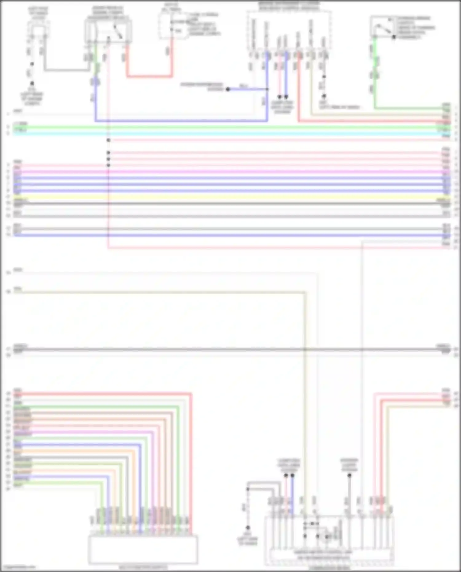 Wiring diagram rev sig for Nissan Pathfinder IV facelift (2016-2020) (2 of 5)