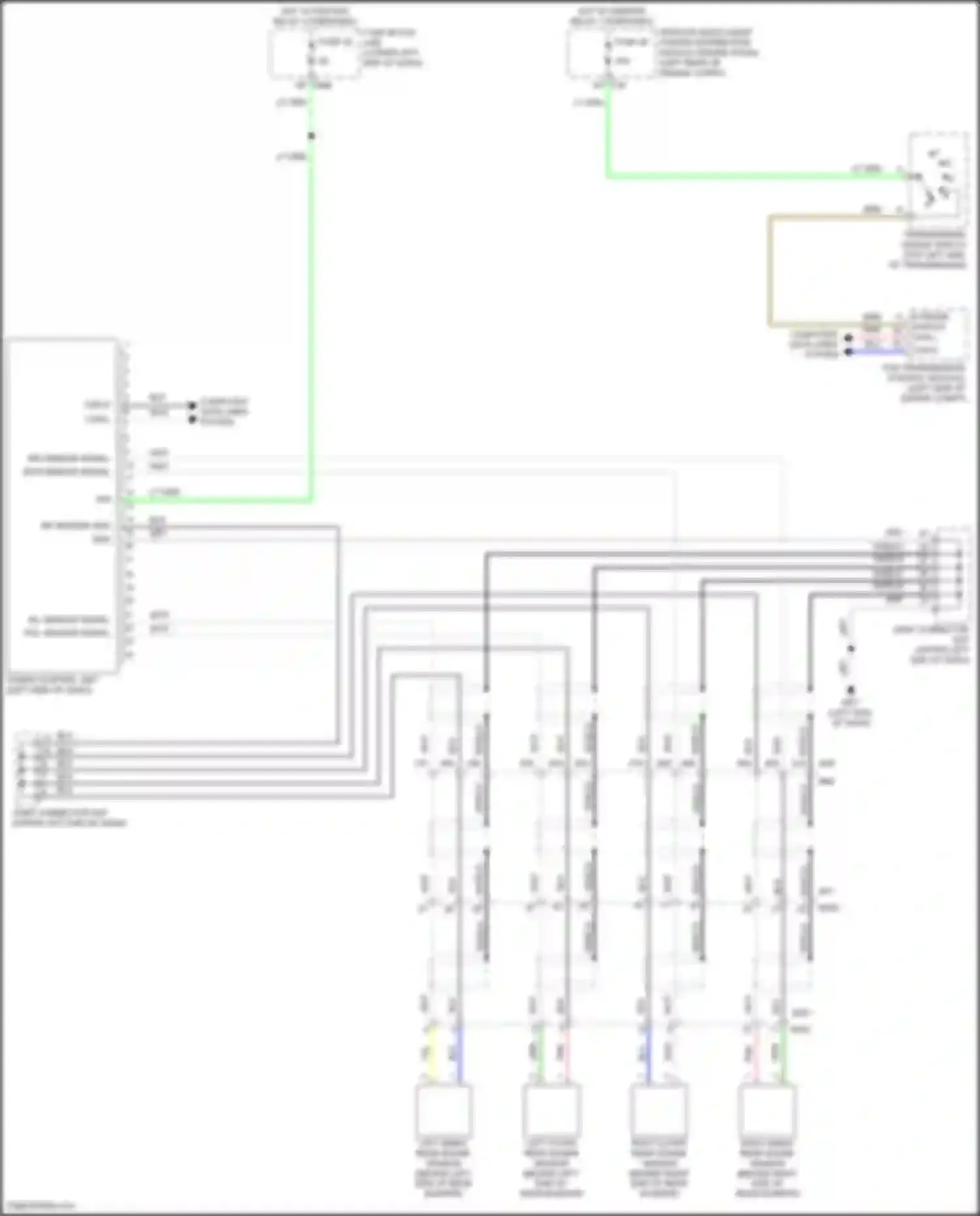 Wiring diagram rol sensor signal for Nissan Pathfinder IV facelift (2016-2020) (1 of 1)