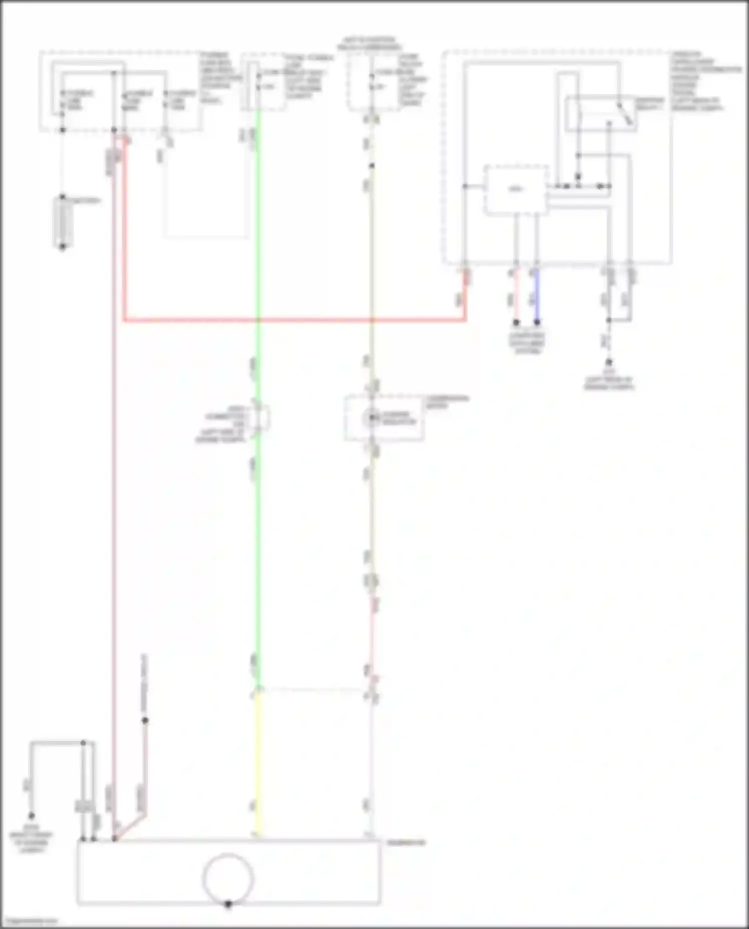 Wiring diagram starting circuit for Nissan Pathfinder IV facelift (2016-2020) (1 of 1)
