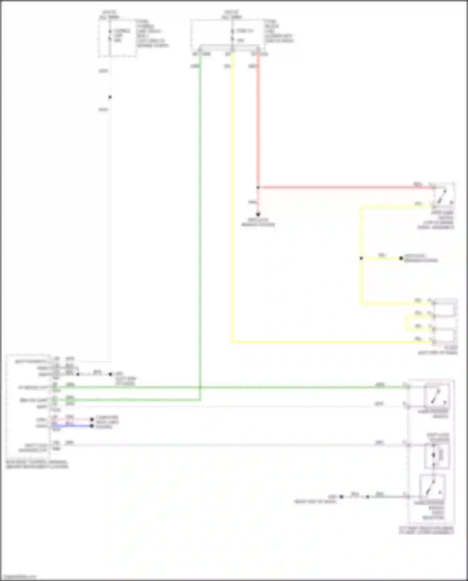 Wiring diagram stop lamp switch for Nissan Pathfinder IV facelift (2016-2020) (5 of 7)