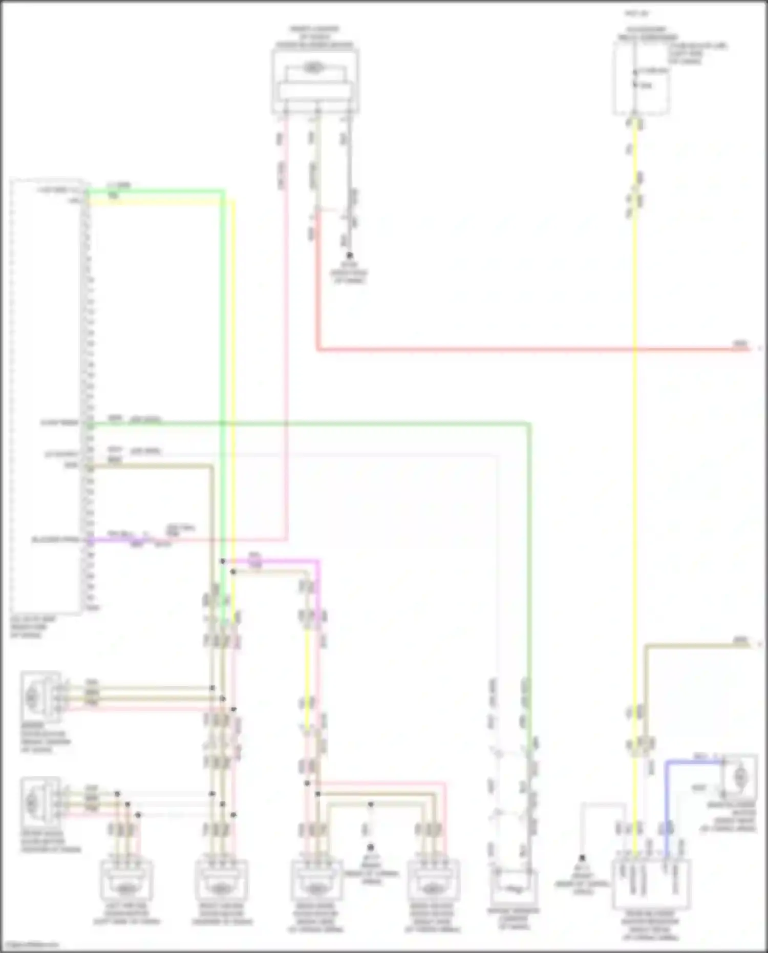 Pathfinder Nissan V (2021-2024): Automatic a/c circuit (1 of 3)