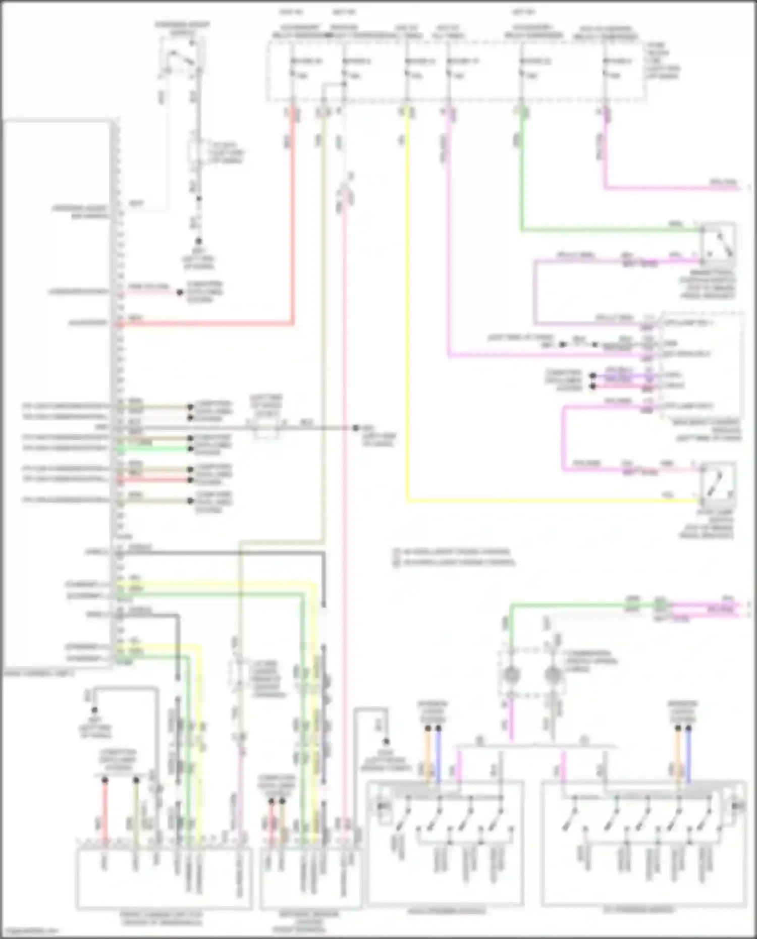 Pathfinder Nissan V (2021-2024): Cruise control circuit (1 of 2)