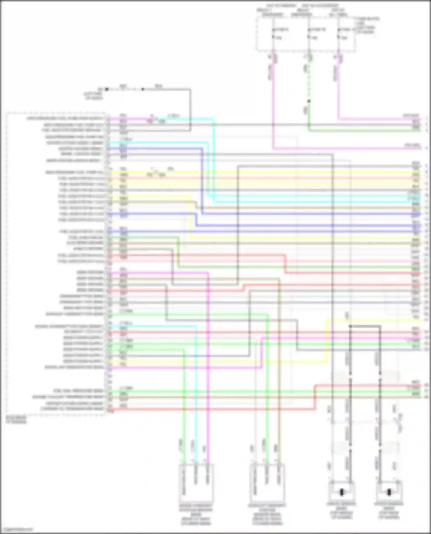 Pathfinder Nissan V (2021-2024): Wiring diagram engine performance 3.5l (1 of 11)