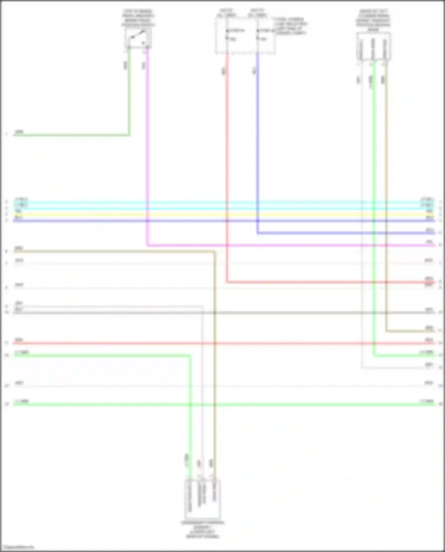 Pathfinder Nissan V (2021-2024): Wiring diagram engine performance 3.5l (4 of 11)