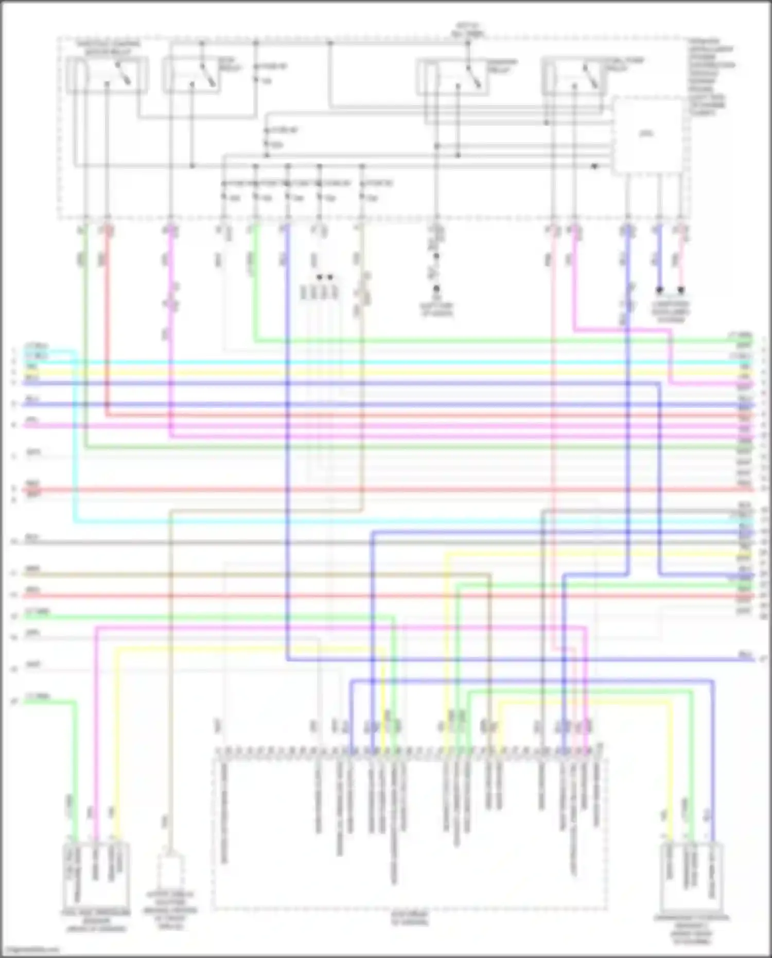 Pathfinder Nissan V (2021-2024): Wiring diagram engine performance 3.5l (5 of 11)