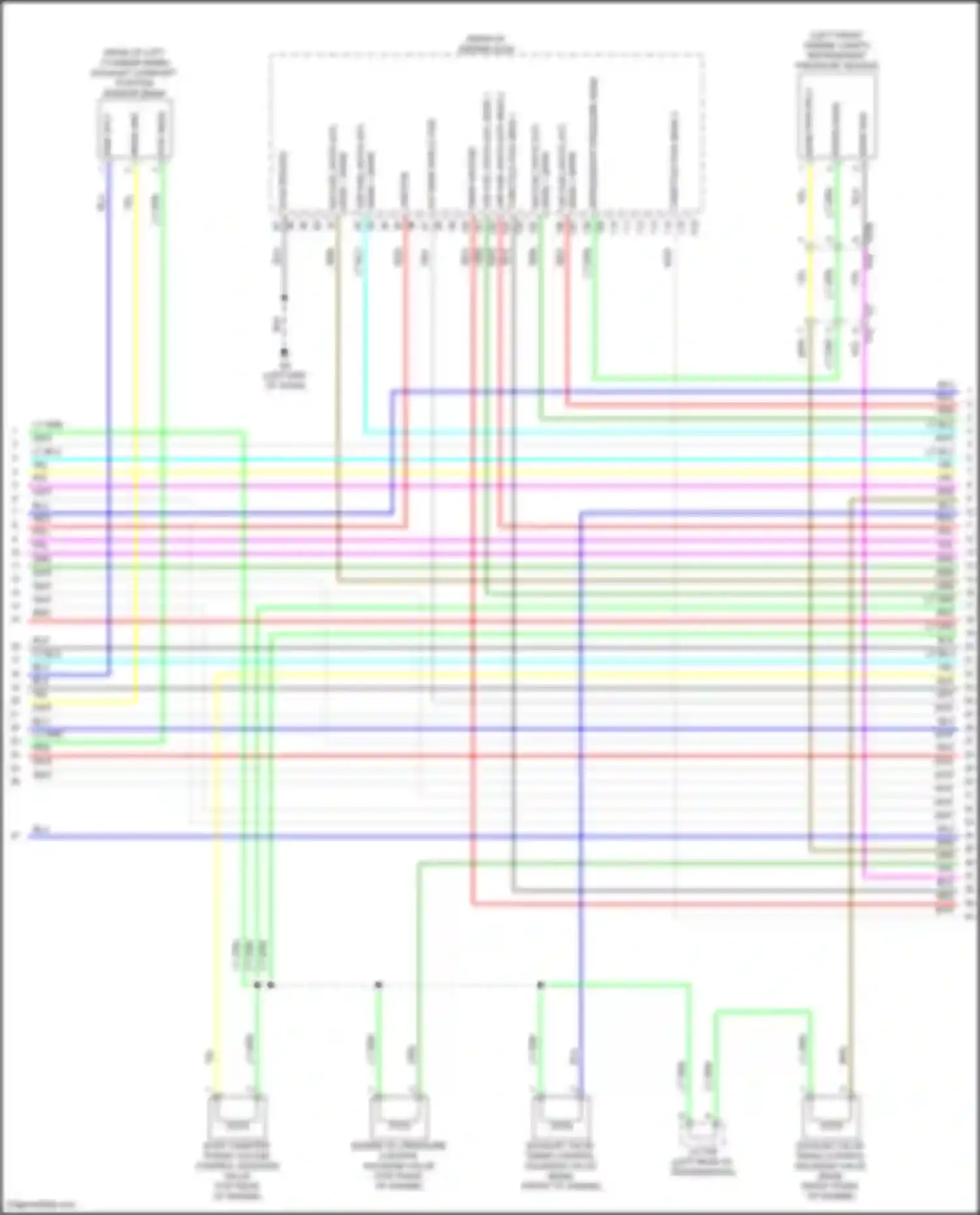 Pathfinder Nissan V (2021-2024): Wiring diagram engine performance 3.5l (6 of 11)