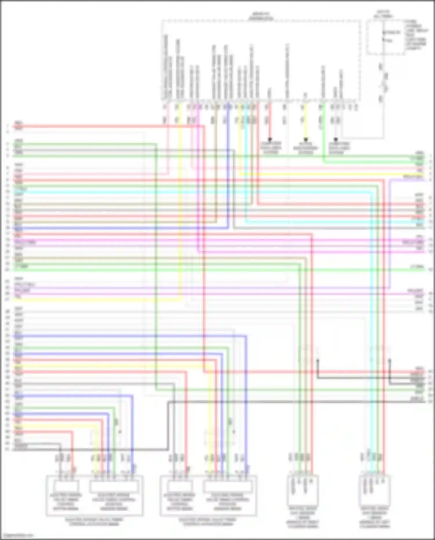 Pathfinder Nissan V (2021-2024): Wiring diagram engine performance 3.5l (9 of 11)