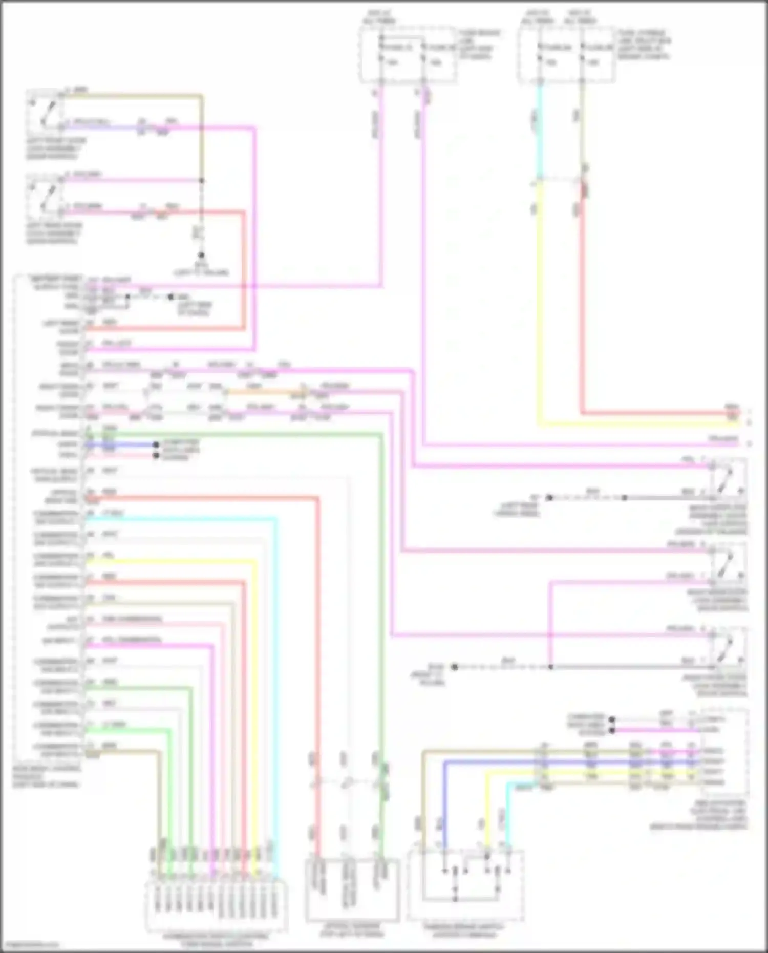 Pathfinder Nissan V (2021-2024): Headlights circuit (1 of 2)
